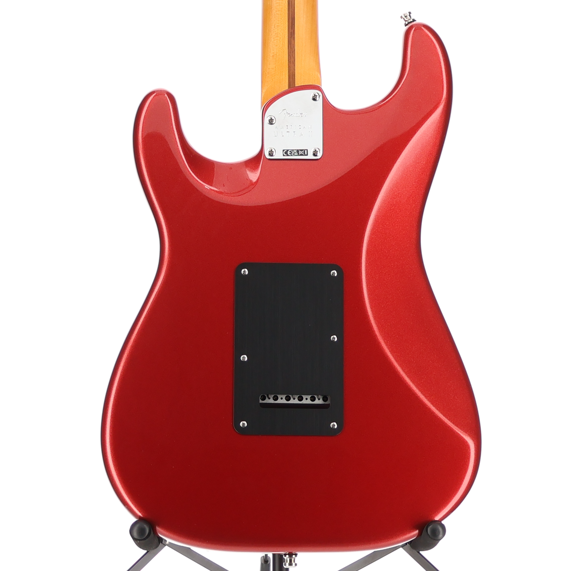 Fender American Ultra II Stratocaster, Maple Fingerboard, Sinister Red (Q10) (34396)