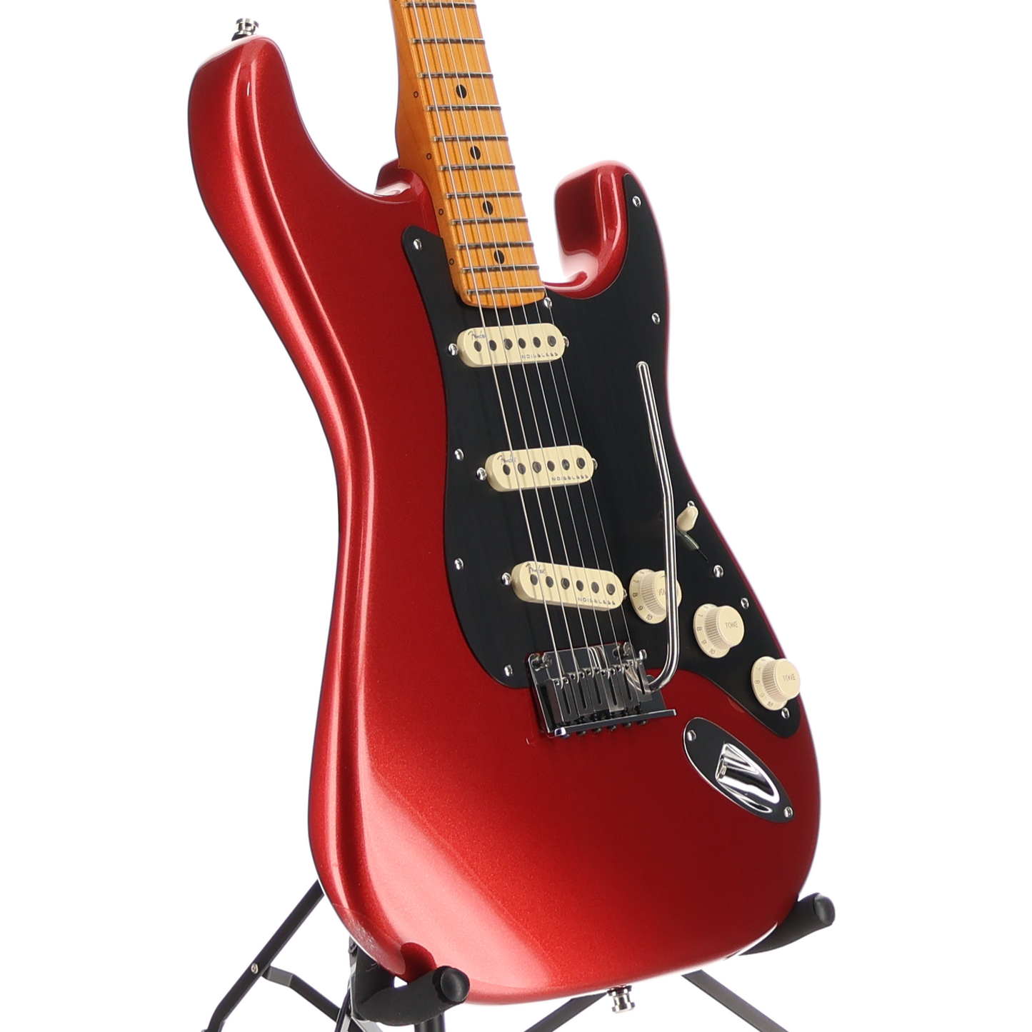Fender American Ultra II Stratocaster, Maple Fingerboard, Sinister Red (Q10) (34396)