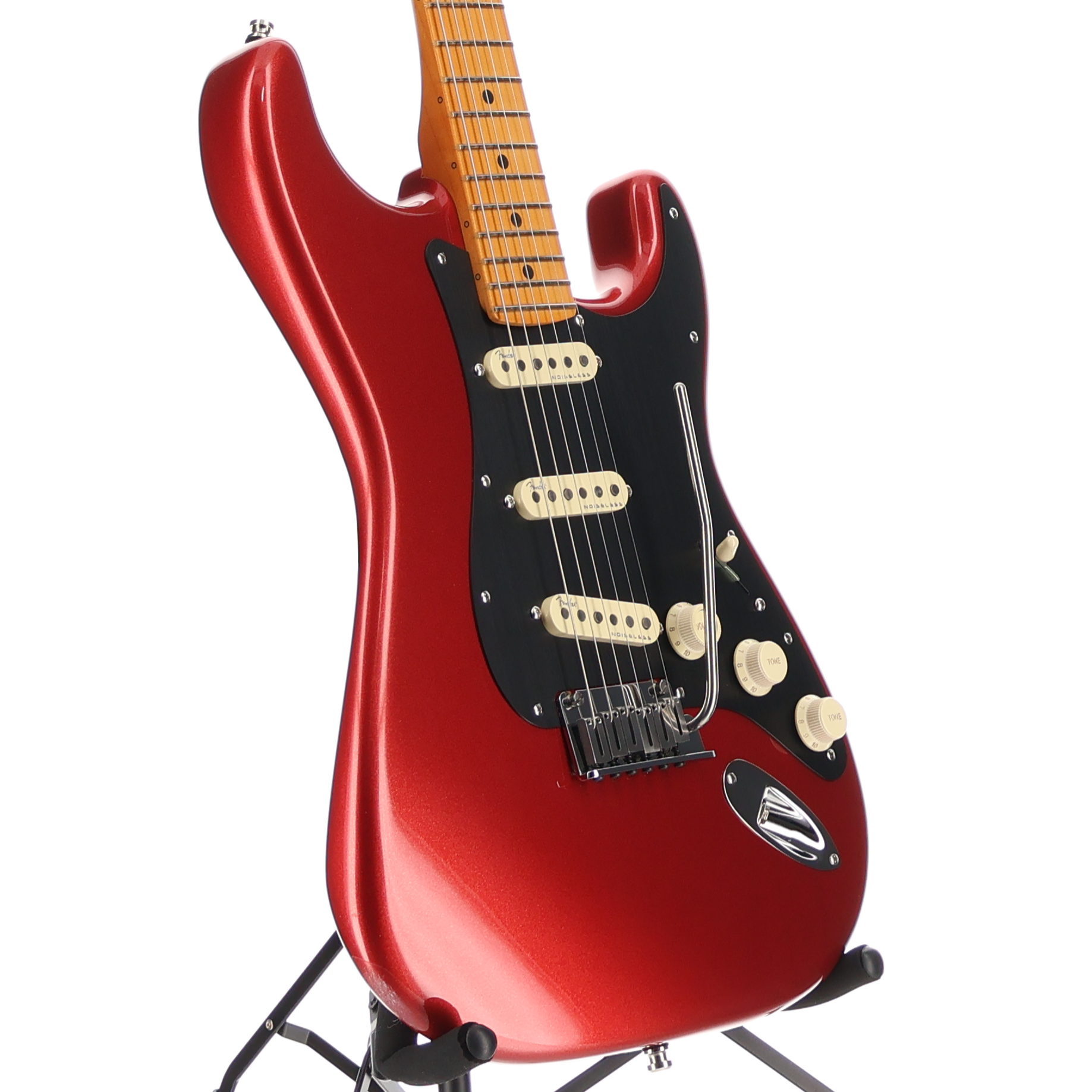 Fender American Ultra II Stratocaster, Maple Fingerboard, Sinister Red (Q10) (34396)