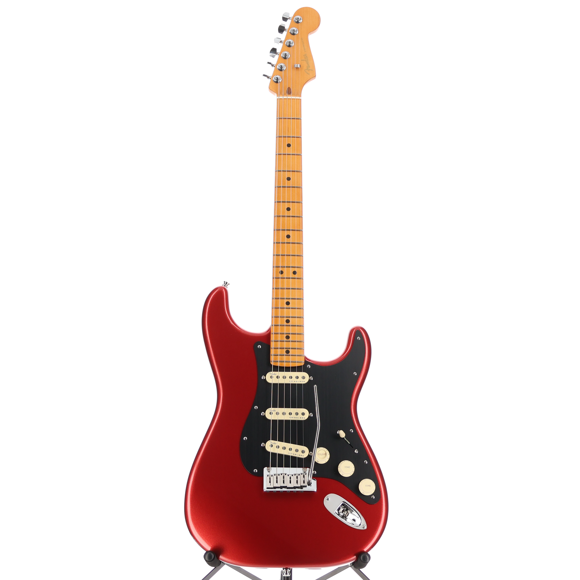Fender American Ultra II Stratocaster, Maple Fingerboard, Sinister Red (Q10) (34396)