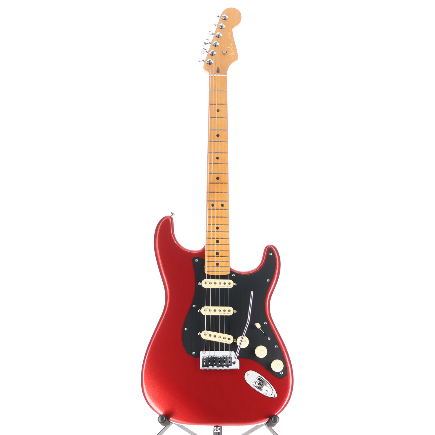 Fender American Ultra II Stratocaster, Maple Fingerboard, Sinister Red (R1) (37887)