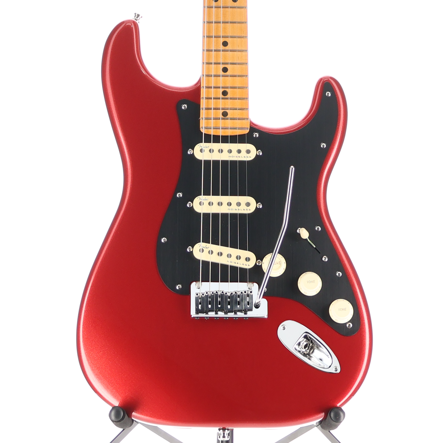Fender American Ultra II Stratocaster, Maple Fingerboard, Sinister Red (R1) (37887)