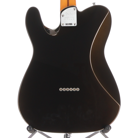 Fender American Ultra II Telecaster, Ebony Fingerboard, Texas Tea (D12) (26220)