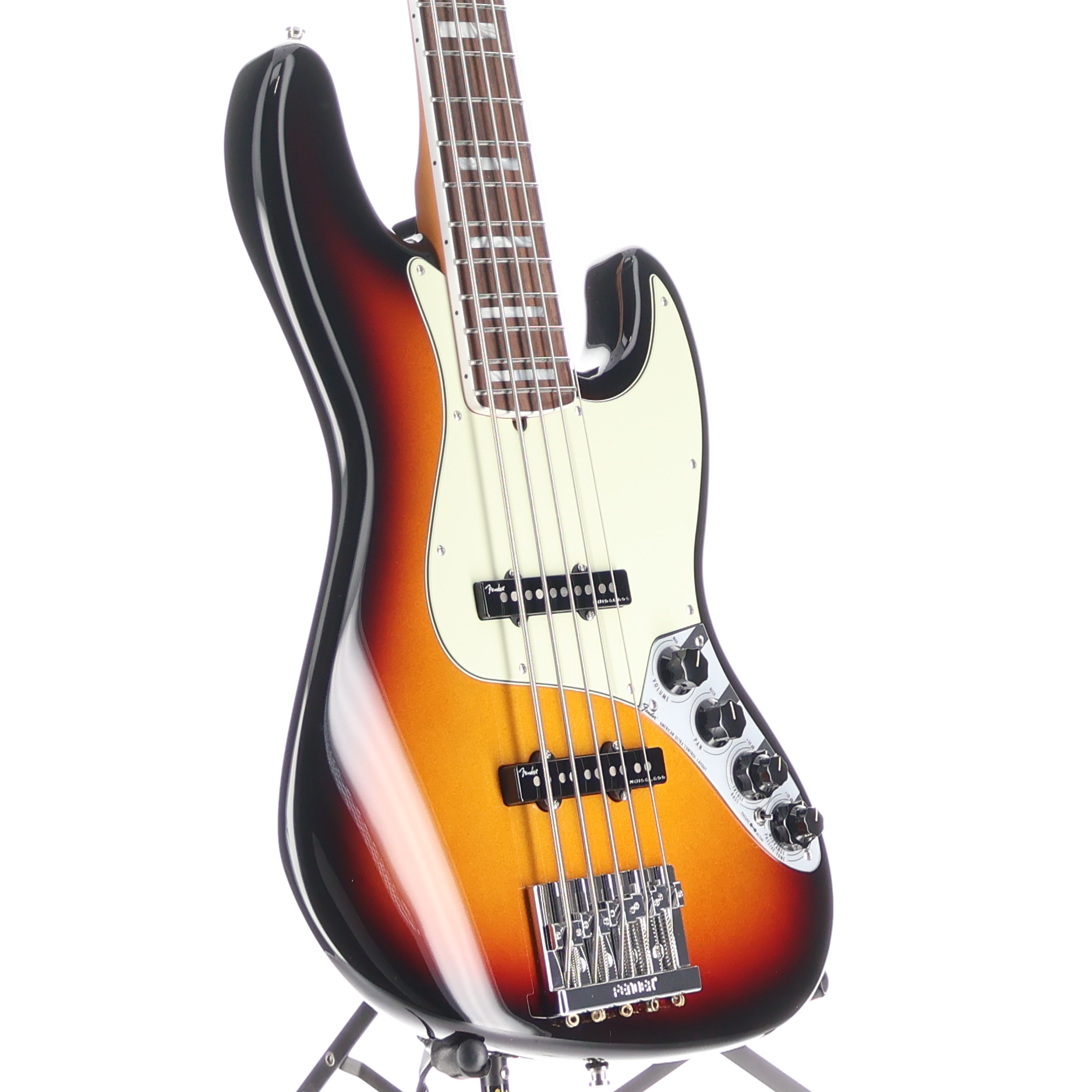 Fender American Ultra Jazz Bass V, Rosewood Fingerboard, Ultraburst (BB2) (16839)
