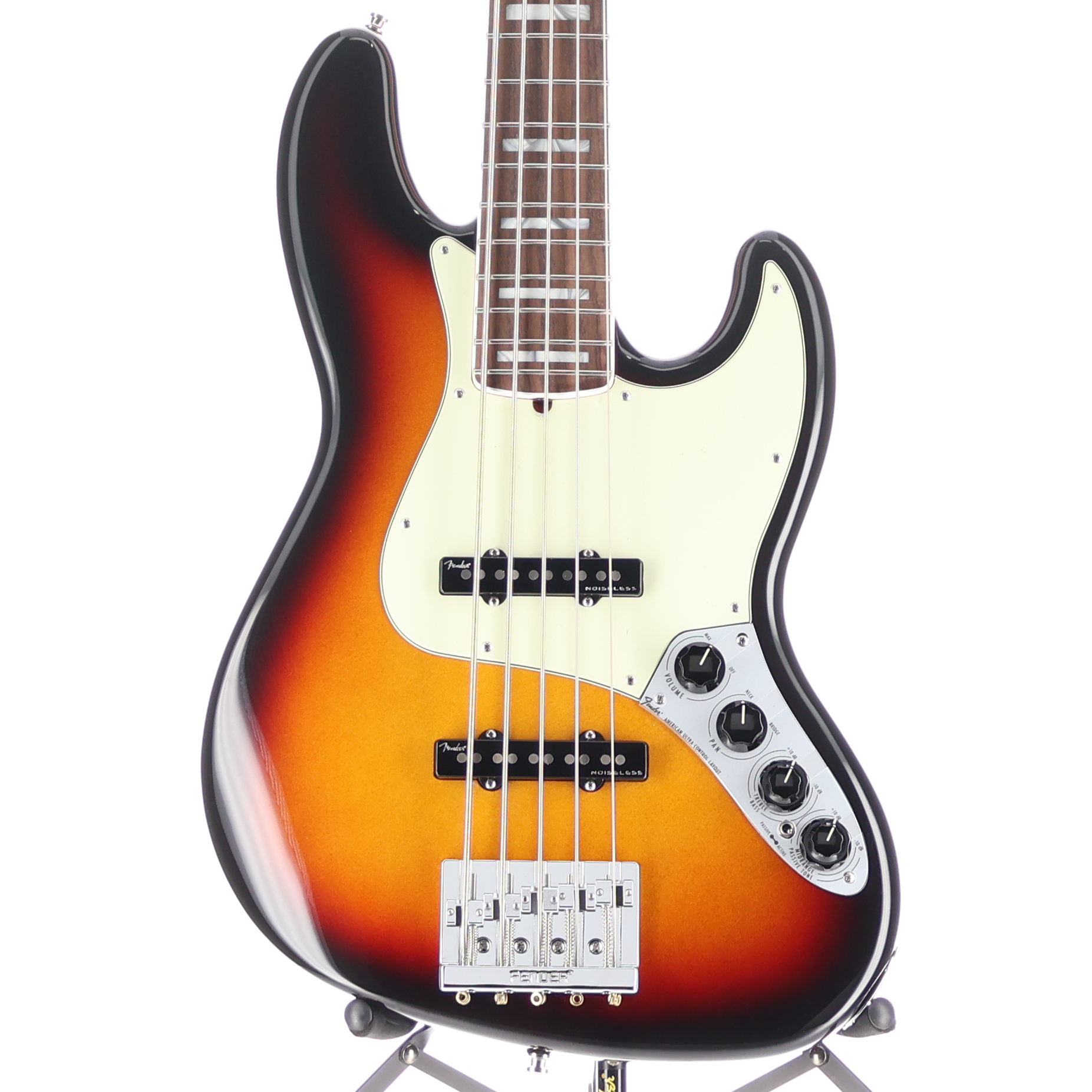 Fender American Ultra Jazz Bass V, Rosewood Fingerboard, Ultraburst (BB2) (16839)