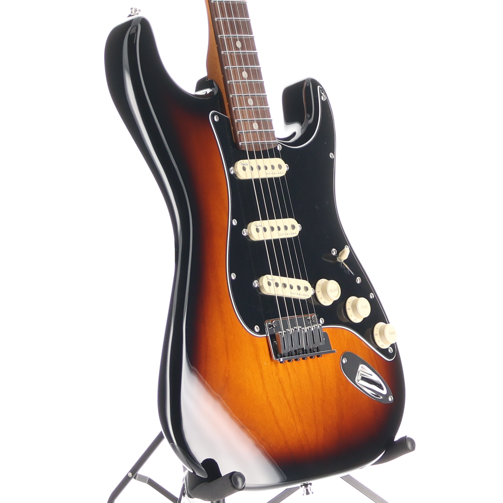 Fender American Ultra Luxe Stratocaster, 2-Color Sunburst, Stage Ready (A6) (06909)