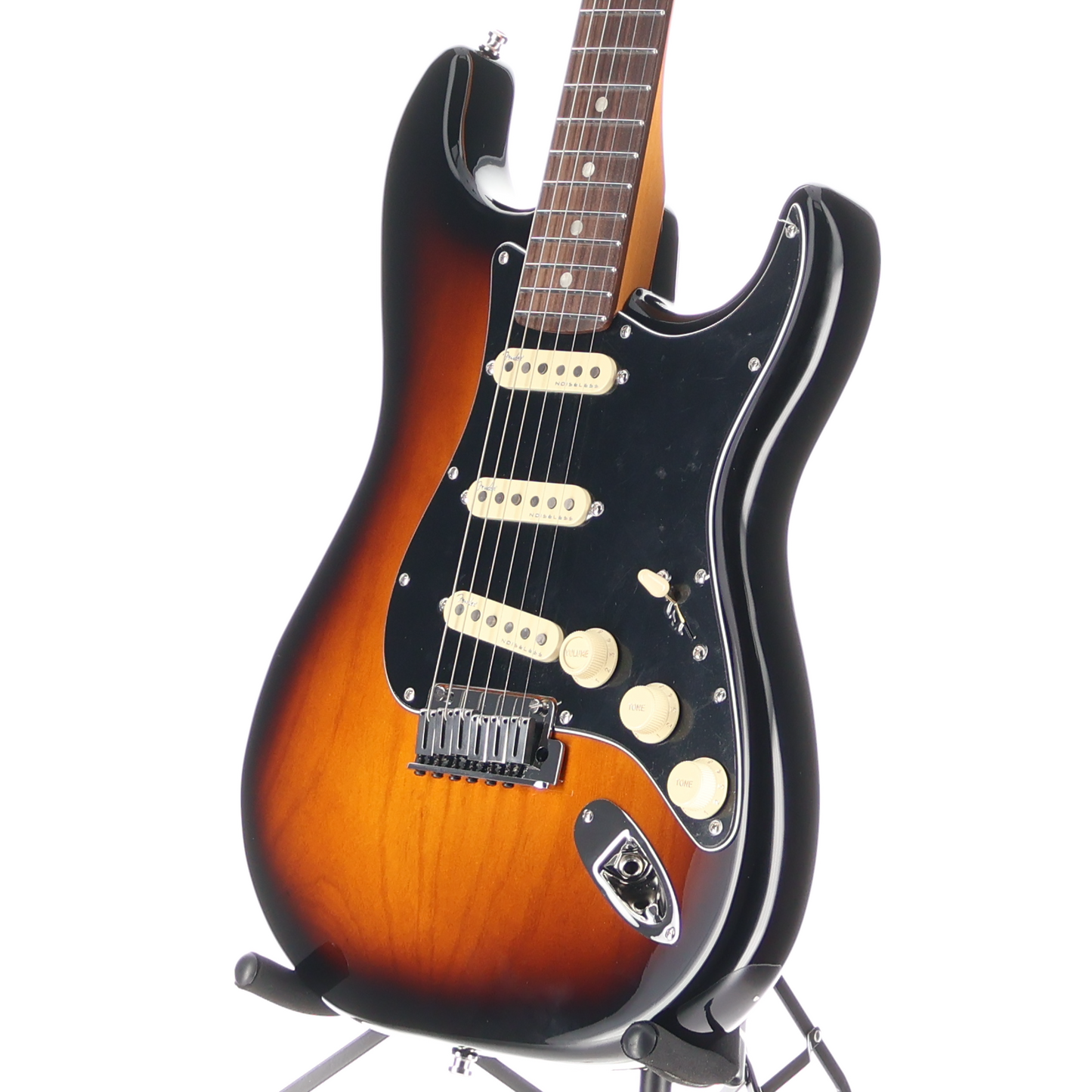 Fender American Ultra Luxe Stratocaster, 2-Color Sunburst, Stage Ready (A6) (06909)