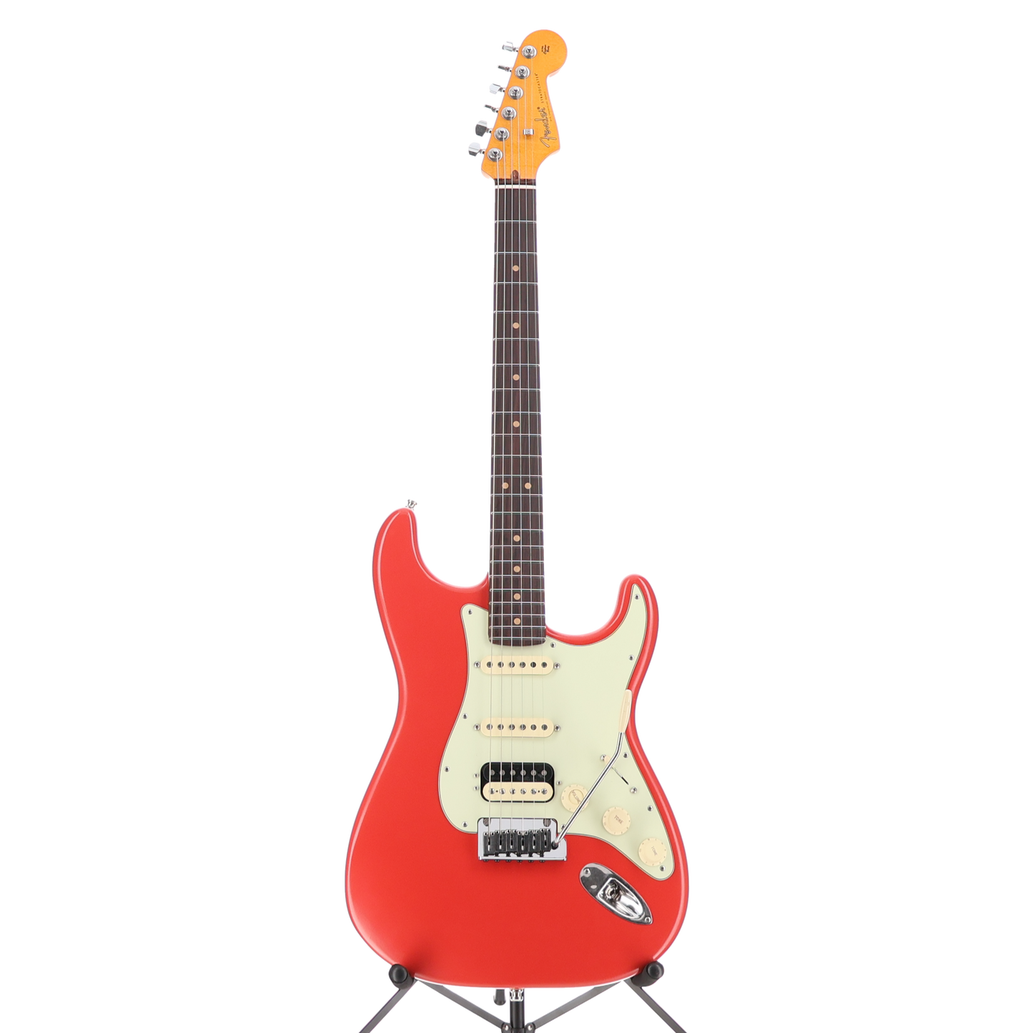 Fender American Ultra Luxe Vintage '60s Stratocaster® HSS, Rosewood Fingerboard, Fiesta Red (W10) (49862)
