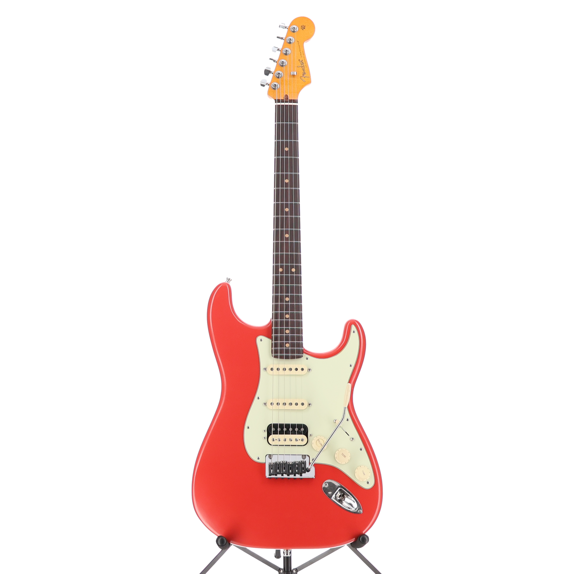 Fender American Ultra Luxe Vintage '60s Stratocaster® HSS, Rosewood Fingerboard, Fiesta Red (W10) (49862)