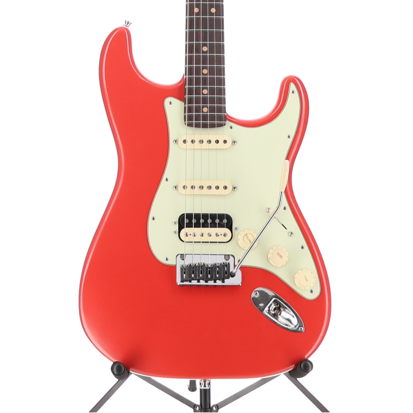 Fender American Ultra Luxe Vintage '60s Stratocaster® HSS, Rosewood Fingerboard, Fiesta Red (W10) (49862)