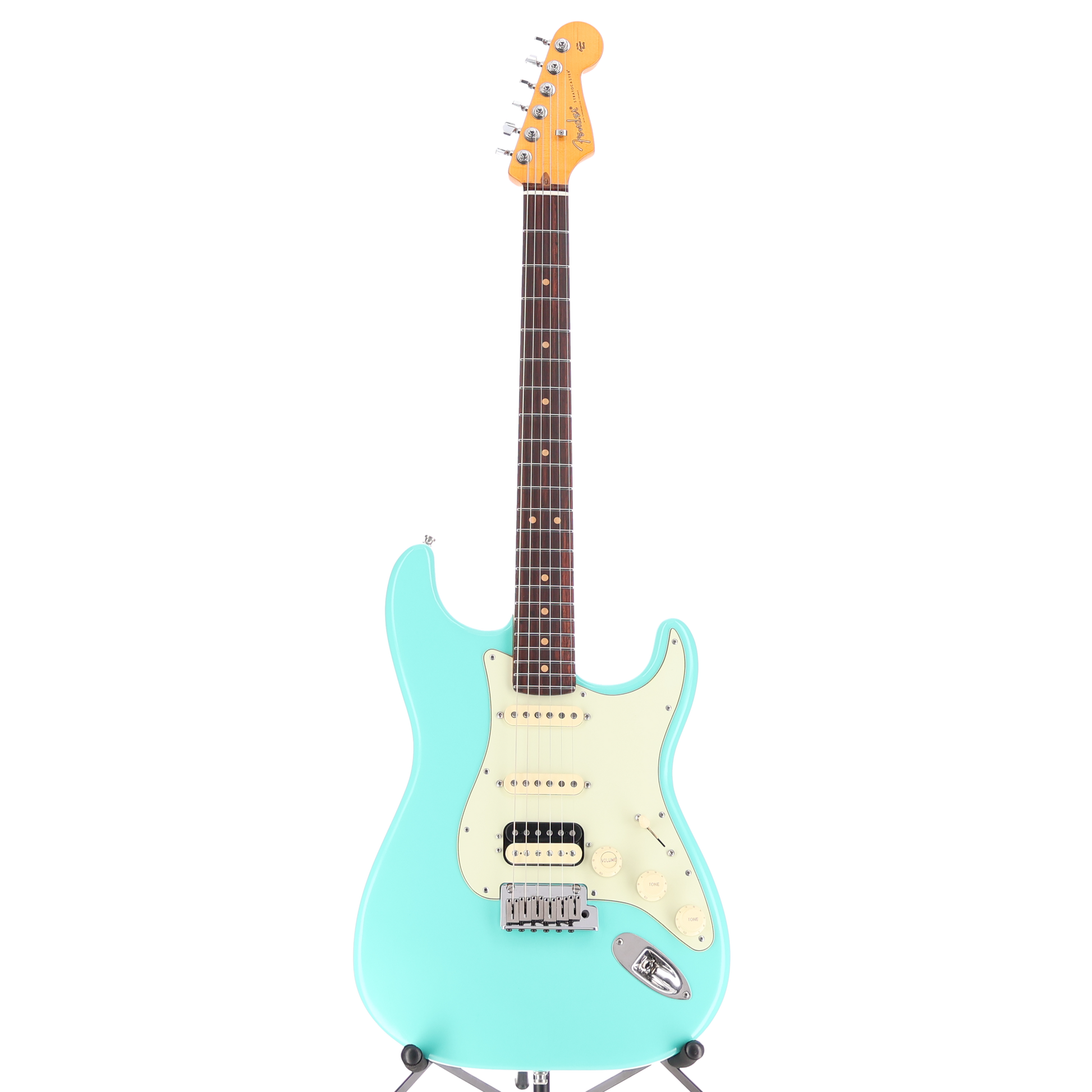 Fender American Ultra Luxe Vintage '60s Stratocaster® HSS, Rosewood Fingerboard, Sea Foam Green (RC2) (33030)
