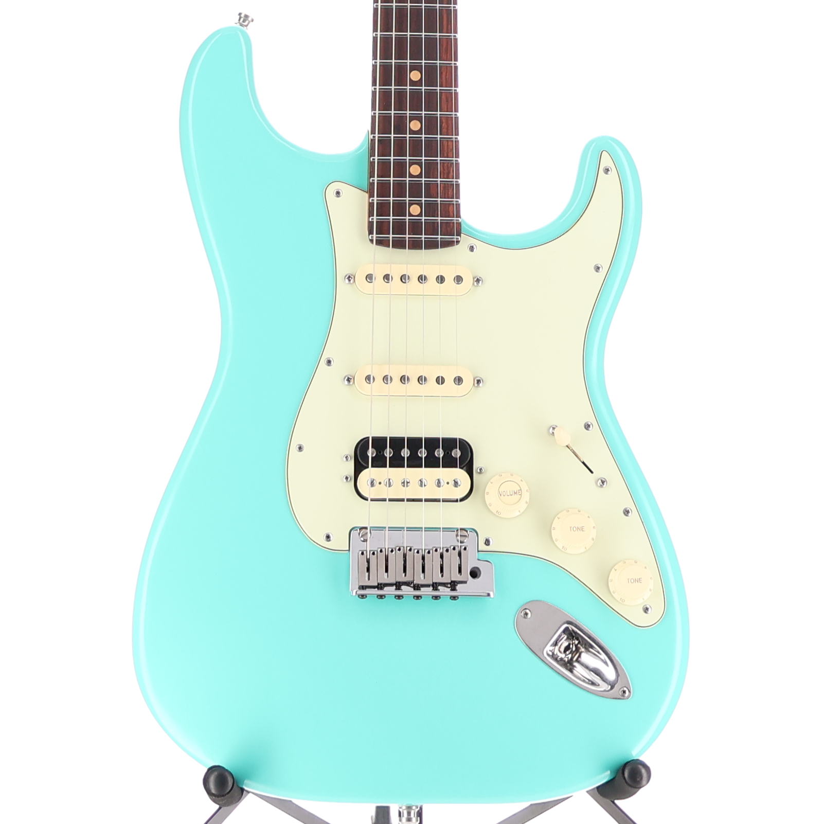 Fender American Ultra Luxe Vintage '60s Stratocaster® HSS, Rosewood Fingerboard, Sea Foam Green (RC2) (33030)