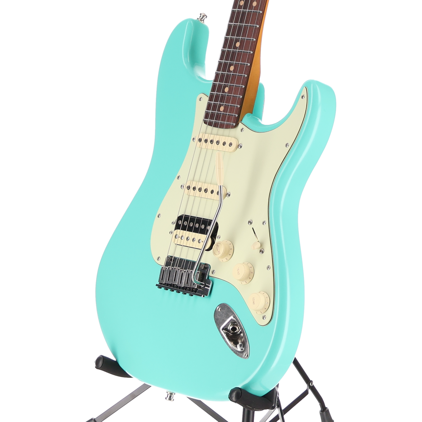 Fender American Ultra Luxe Vintage '60s Stratocaster® HSS, Rosewood Fingerboard, Sea Foam Green (T8) (49870)