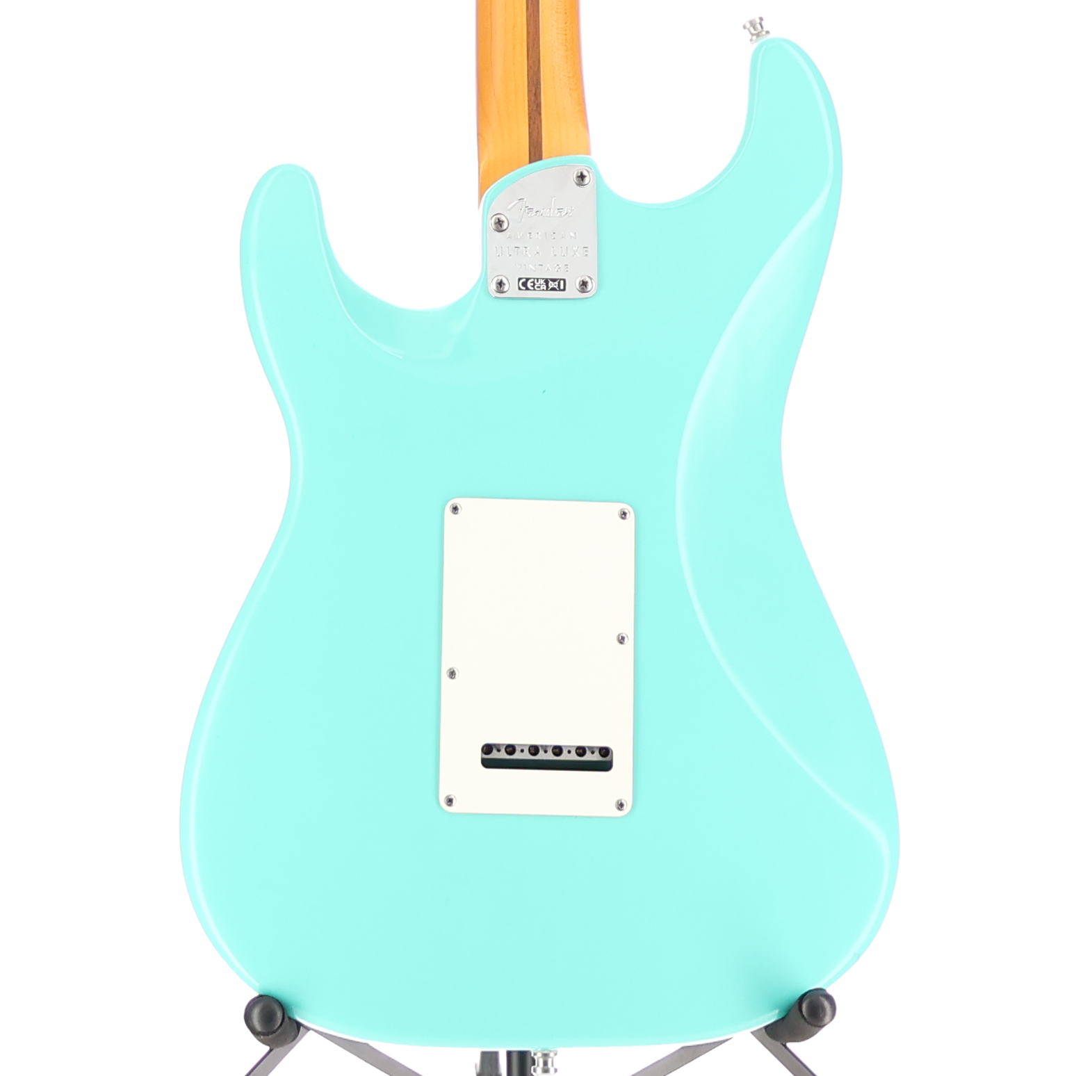 Fender American Ultra Luxe Vintage '60s Stratocaster® HSS, Rosewood Fingerboard, Sea Foam Green (Y7) (07845)
