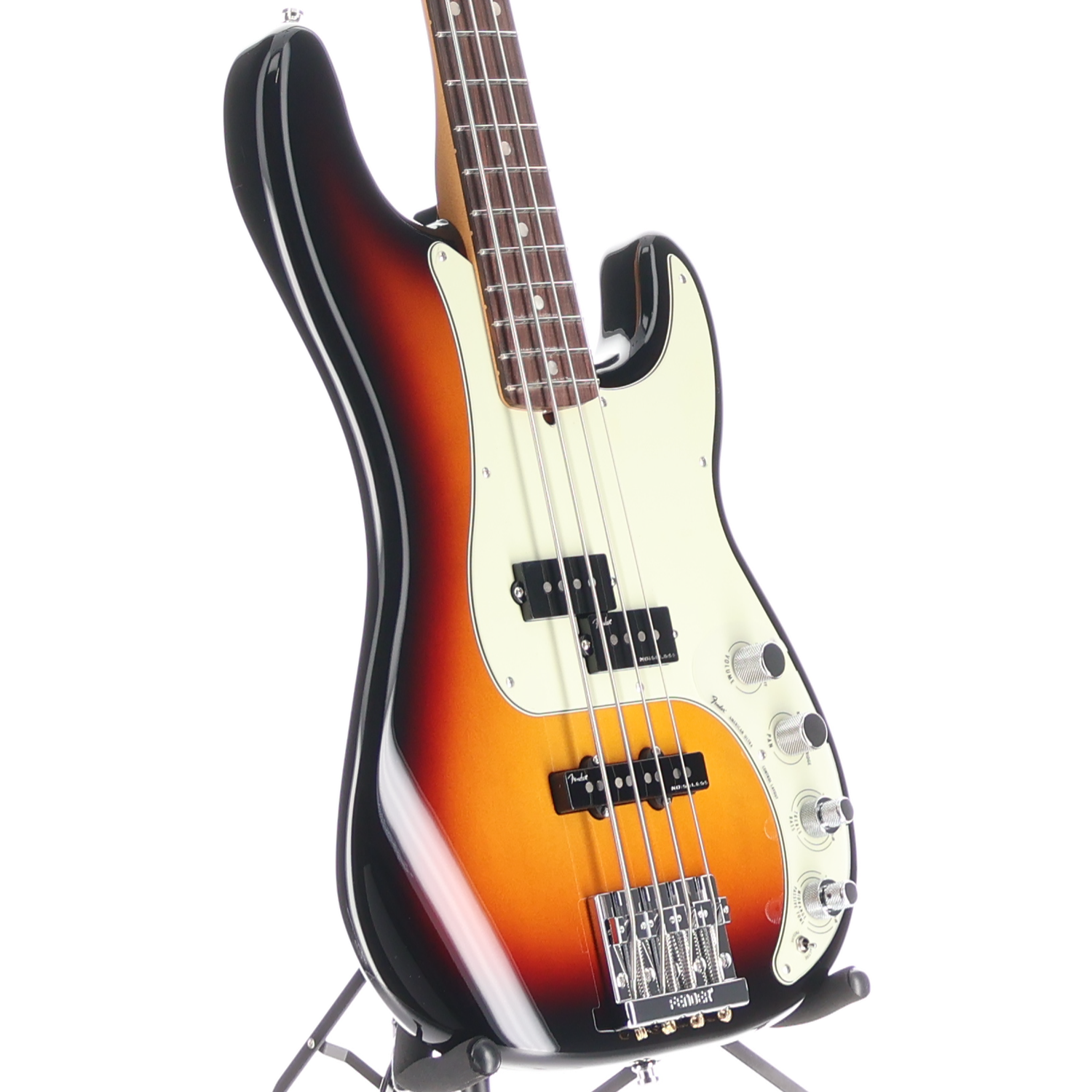 Fender American Ultra Precision Bass, Ultraburst, Professional Setup (RC4) (02979)