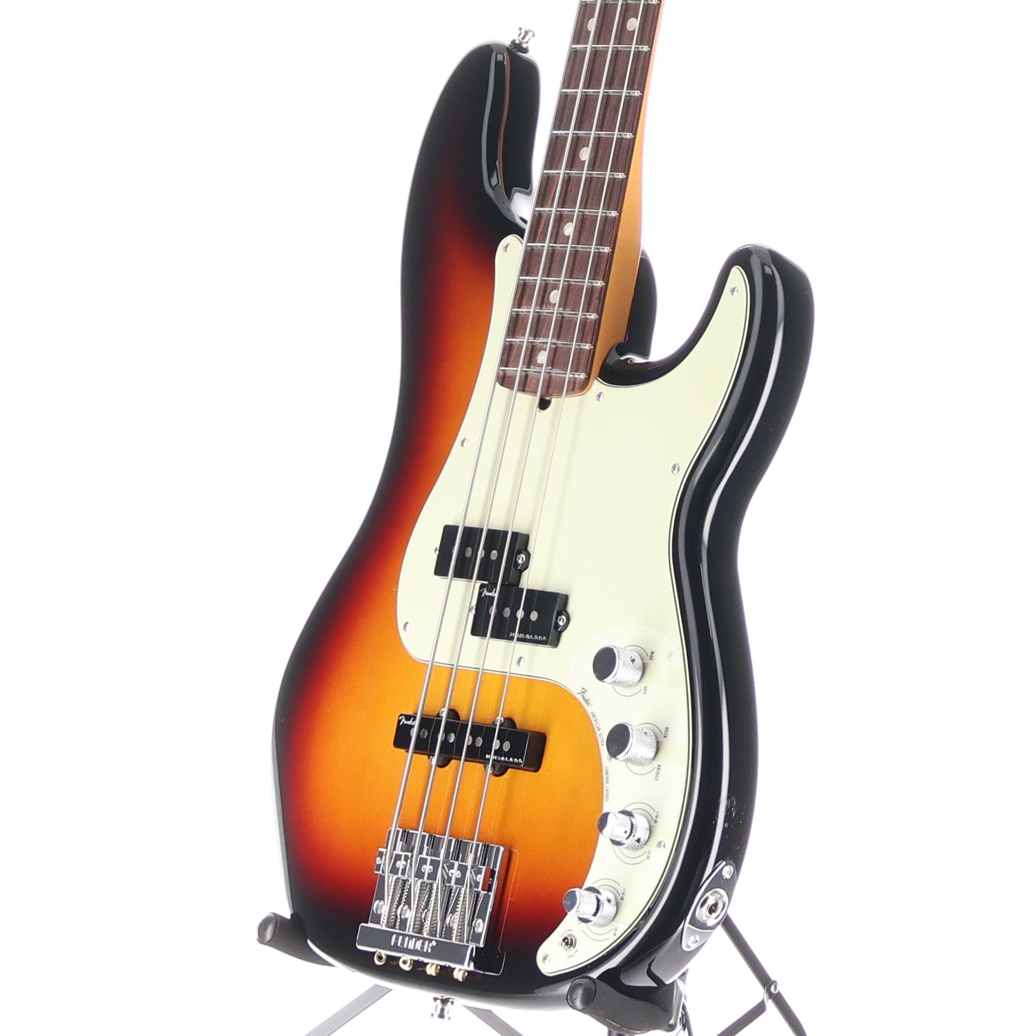 Fender American Ultra Precision Bass, Ultraburst, Professional Setup (RC4) (02979)