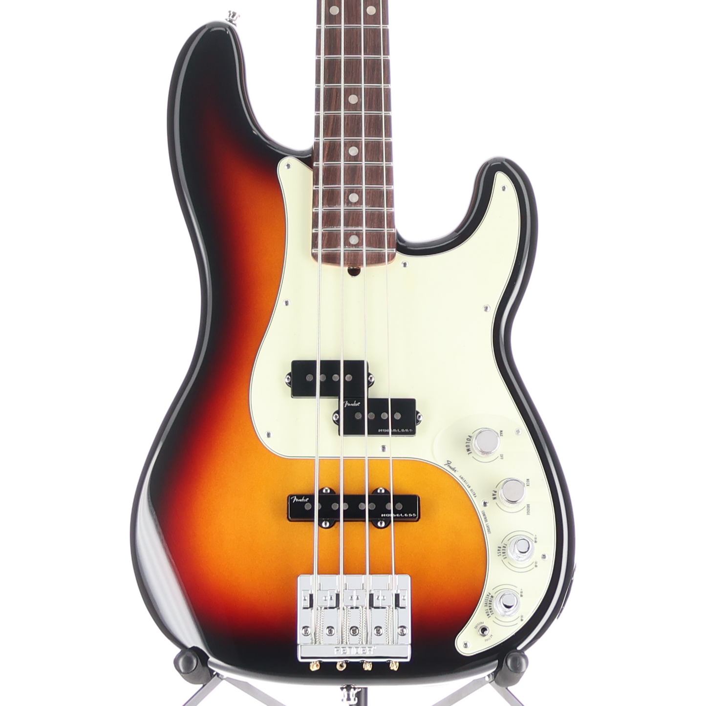 Fender American Ultra Precision Bass, Ultraburst, Professional Setup (RC4) (02979)