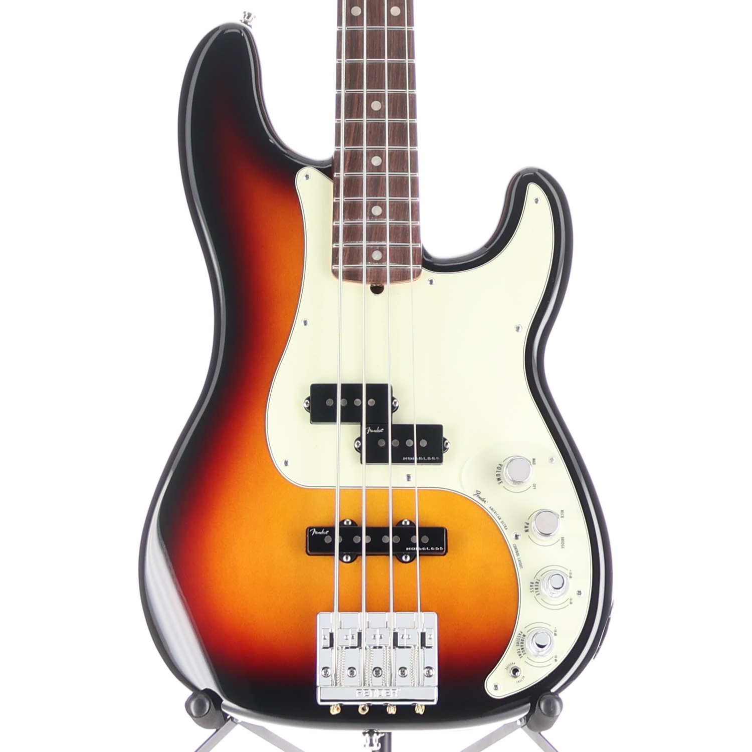 Fender American Ultra Precision Bass, Ultraburst, Professional Setup (RC4) (02979)