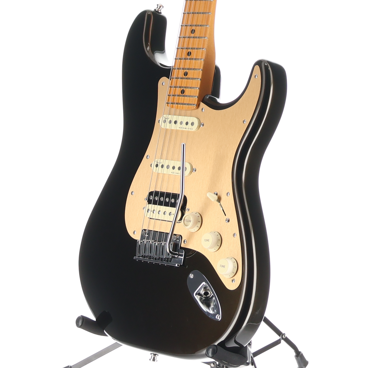 Fender American Ultra Stratocaster HSS, Maple Fingerboard, Texas Tea (U9) (77852)