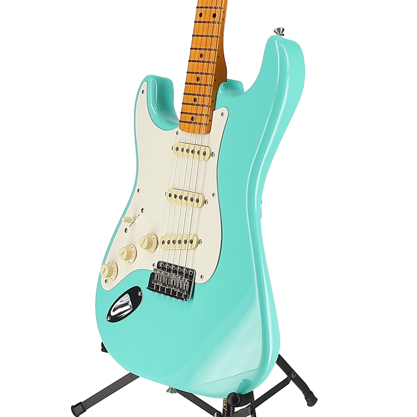 Fender American Vintage II 1957 Stratocaster Left-Hand, Maple Fingerboard, Sea Foam Green (EE5) (09610)