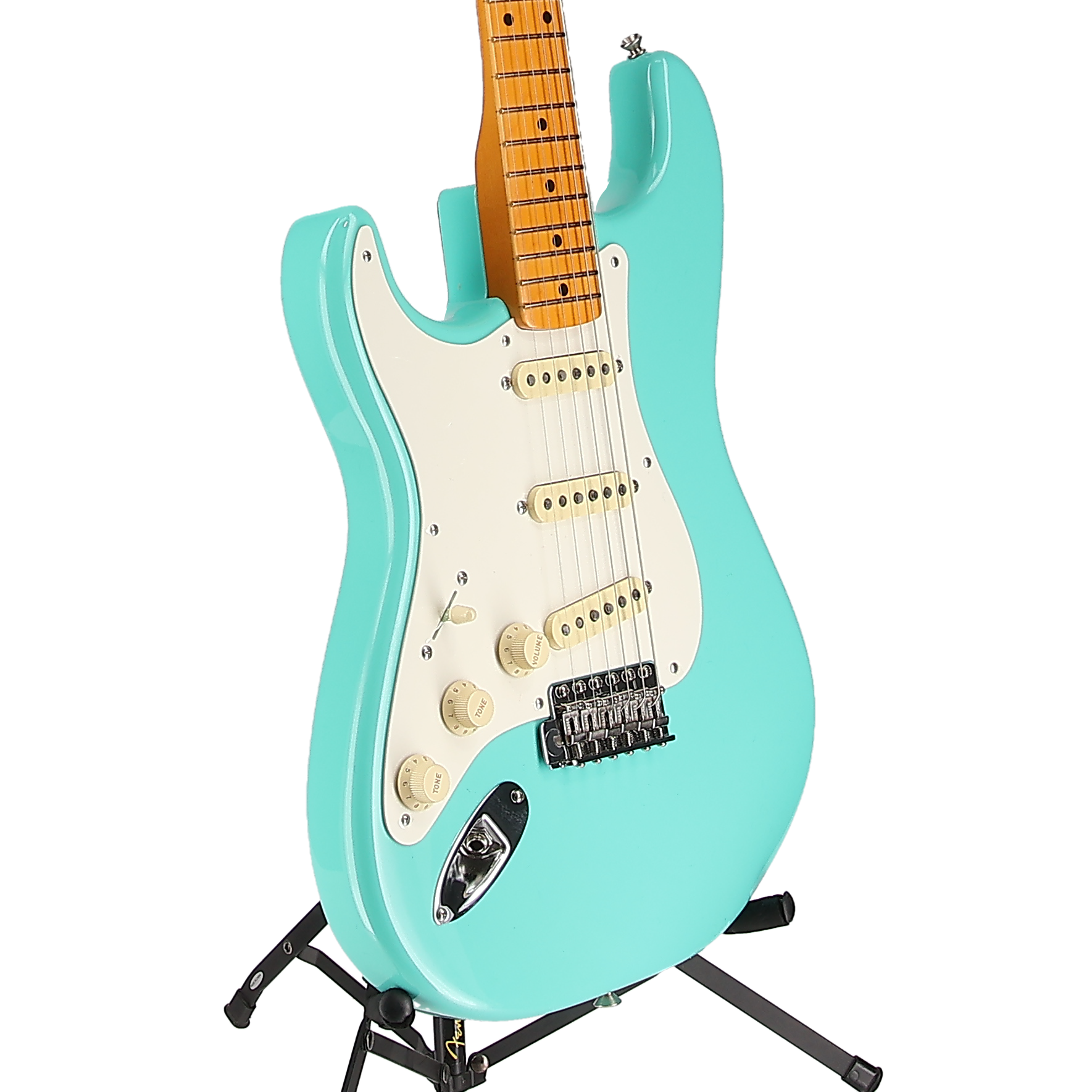 Fender American Vintage II 1957 Stratocaster Left-Hand, Maple Fingerboard, Sea Foam Green (EE5) (09610)