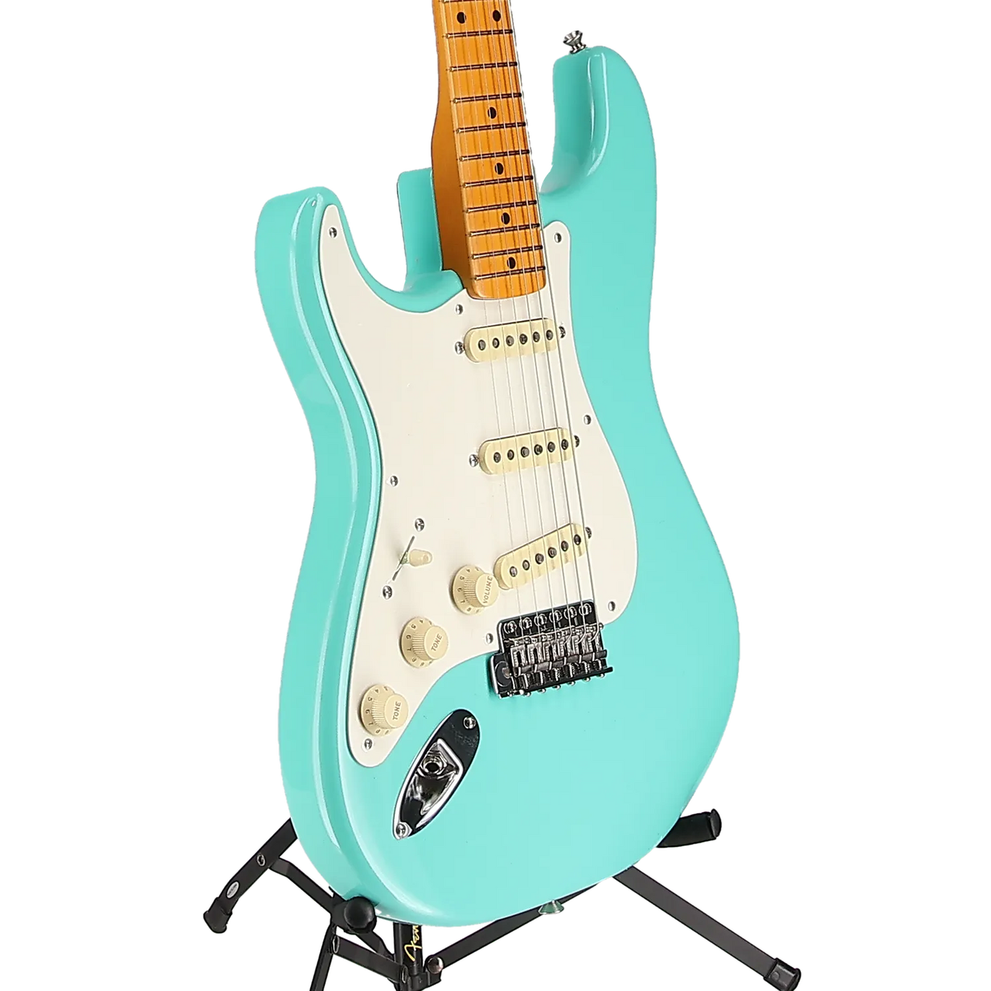 Fender American Vintage II 1957 Stratocaster Left-Hand, Maple Fingerboard, Sea Foam Green (EE5) (09610)