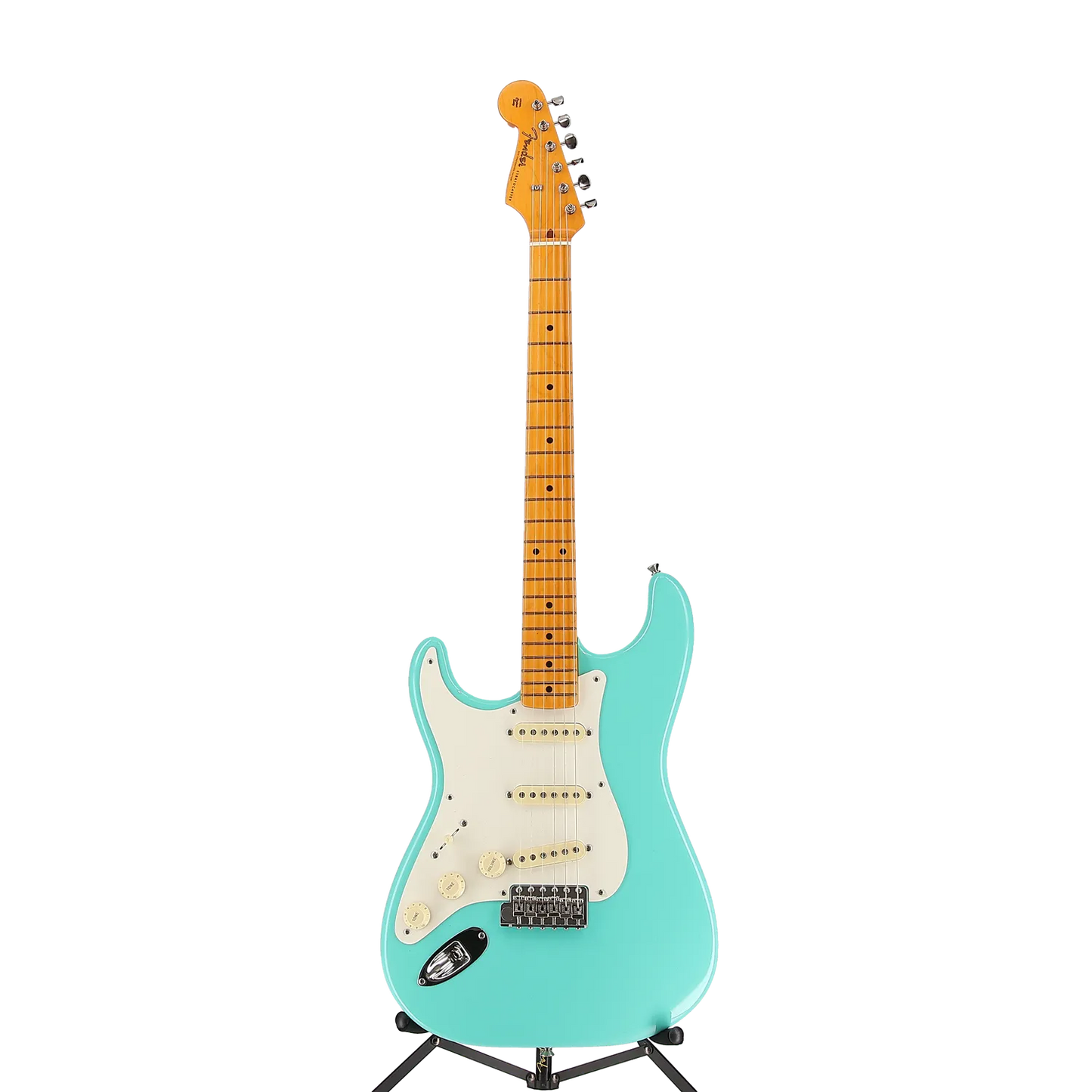 Fender American Vintage II 1957 Stratocaster Left-Hand, Maple Fingerboard, Sea Foam Green (EE5) (09610)