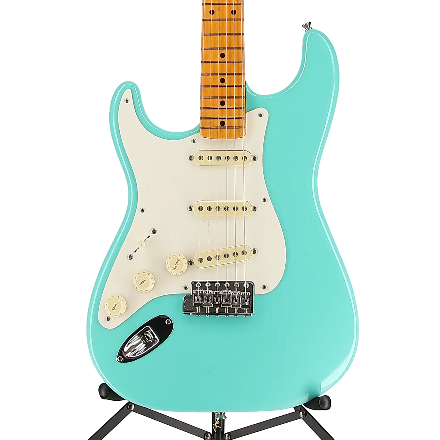 Fender American Vintage II 1957 Stratocaster Left-Hand, Maple Fingerboard, Sea Foam Green (EE5) (09610)