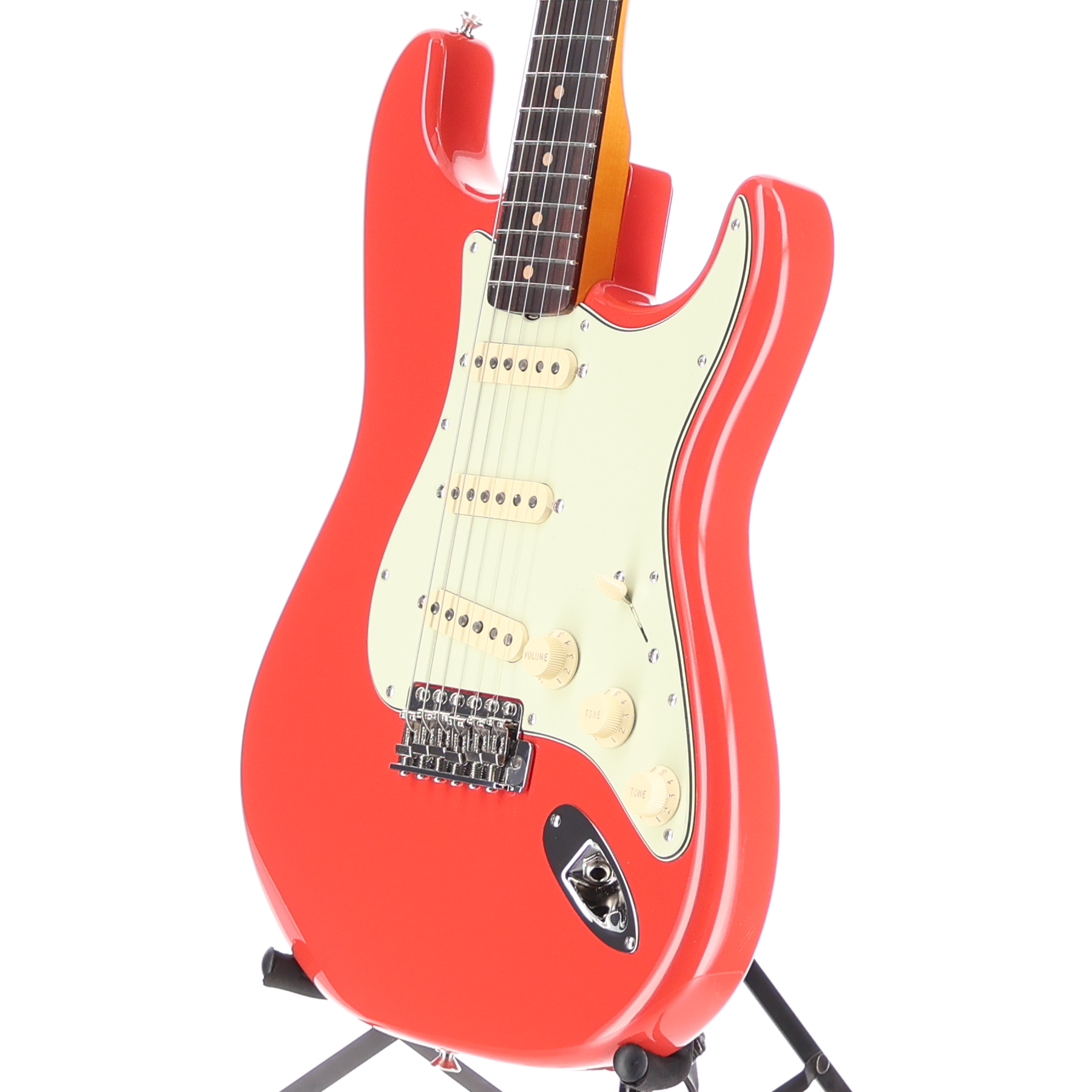 Fender American Vintage II 1961 Stratocaster, Rosewood Fingerboard, Fiesta Red (RC3) (01481)