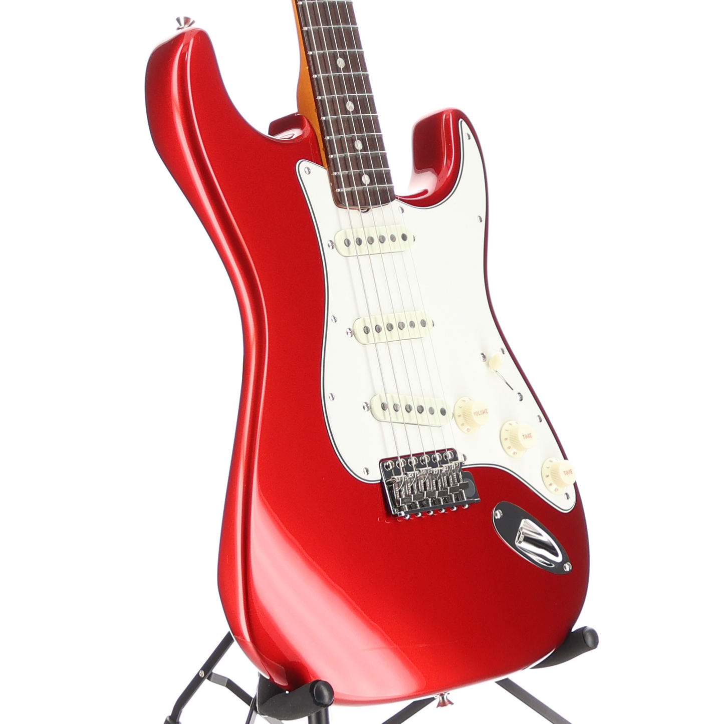 Fender American Vintage II 1965 Stratocaster, Round-Lam Rosewood Fingerboard, Candy Apple Red (RC3) (63082)