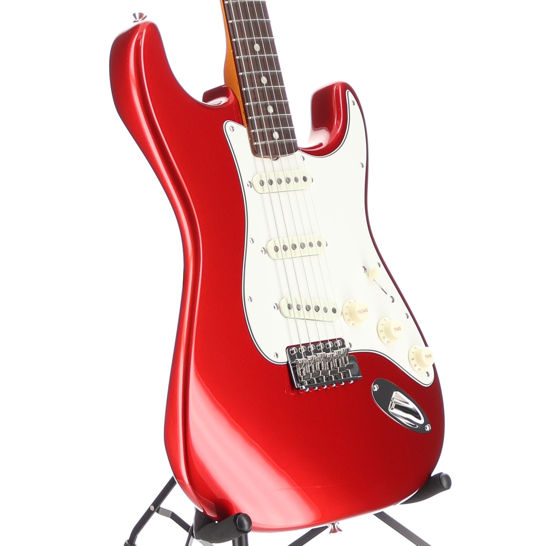 Fender American Vintage II 1965 Stratocaster, Round-Lam Rosewood Fingerboard, Candy Apple Red (RC3) (63082)