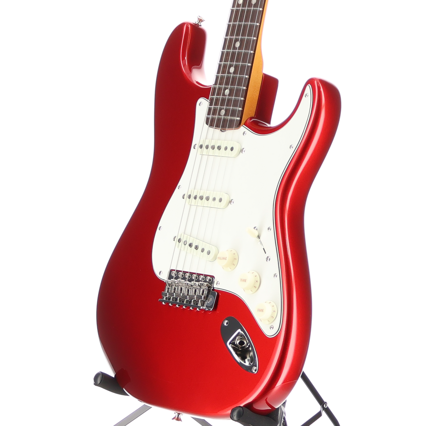 Fender American Vintage II 1965 Stratocaster, Round-Lam Rosewood Fingerboard, Candy Apple Red (RC3) (63082)