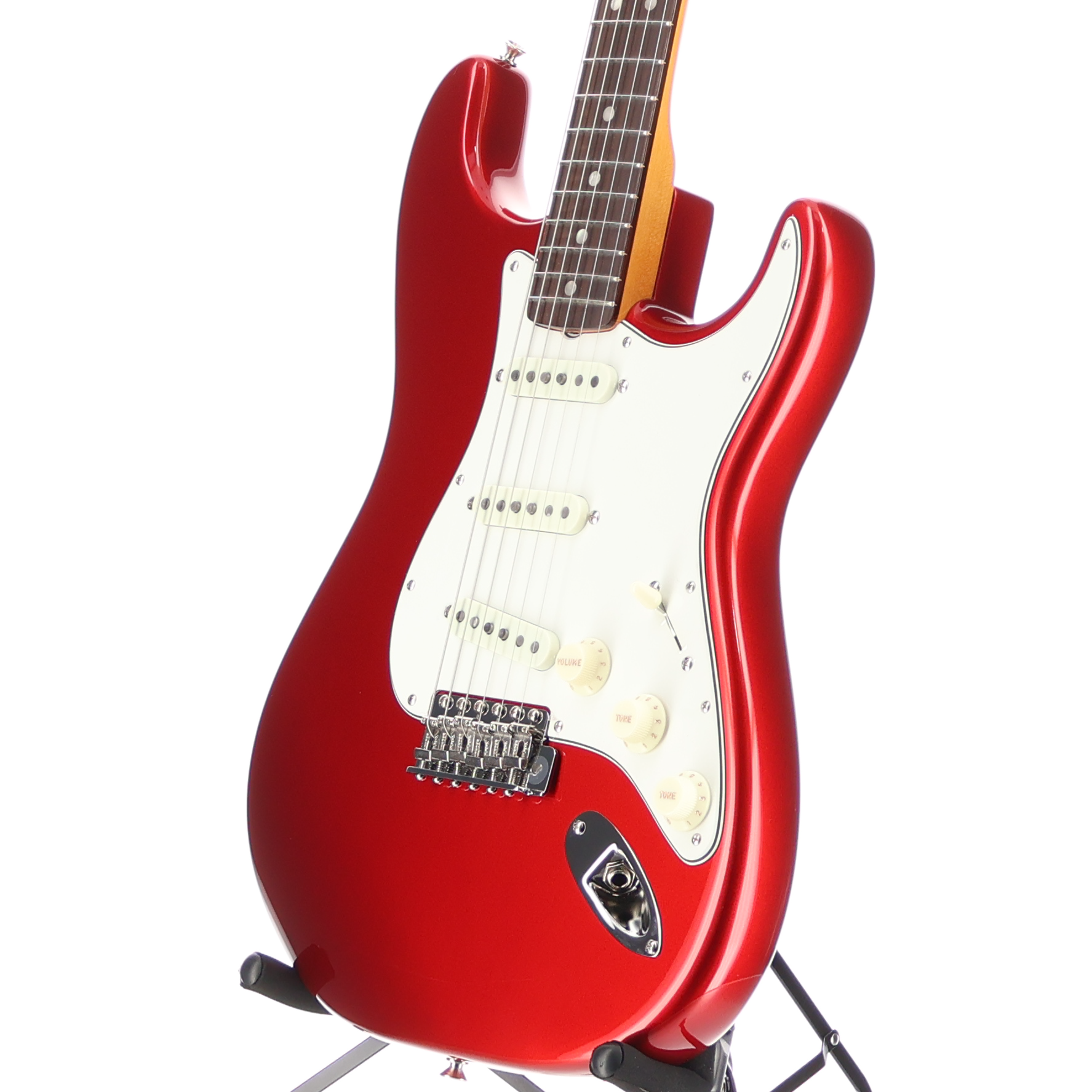 Fender American Vintage II 1965 Stratocaster, Round-Lam Rosewood Fingerboard, Candy Apple Red (RC3) (63082)
