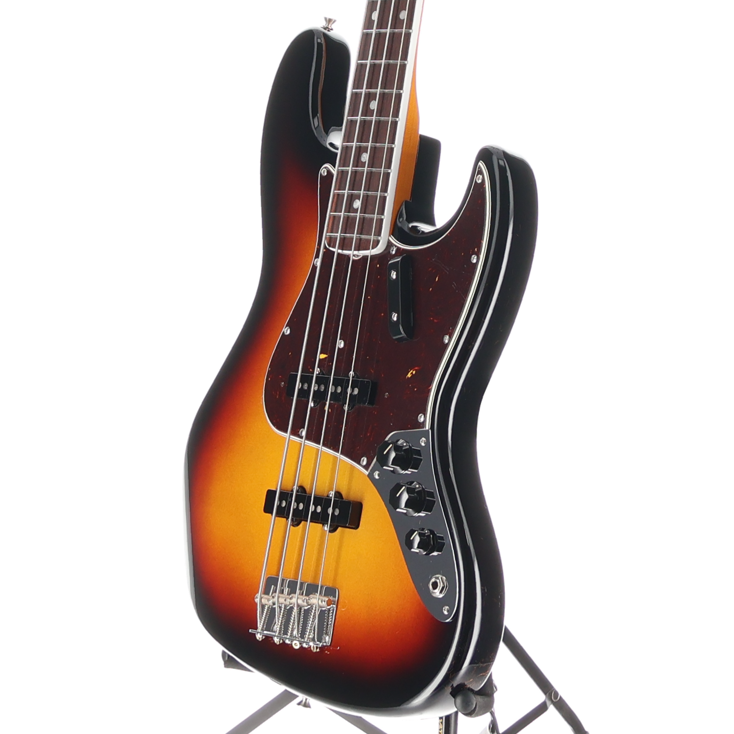 Fender American Vintage II 1966 Jazz Bass, Rosewood Fingerboard, 3-Color Sunburst (J12) (59495)