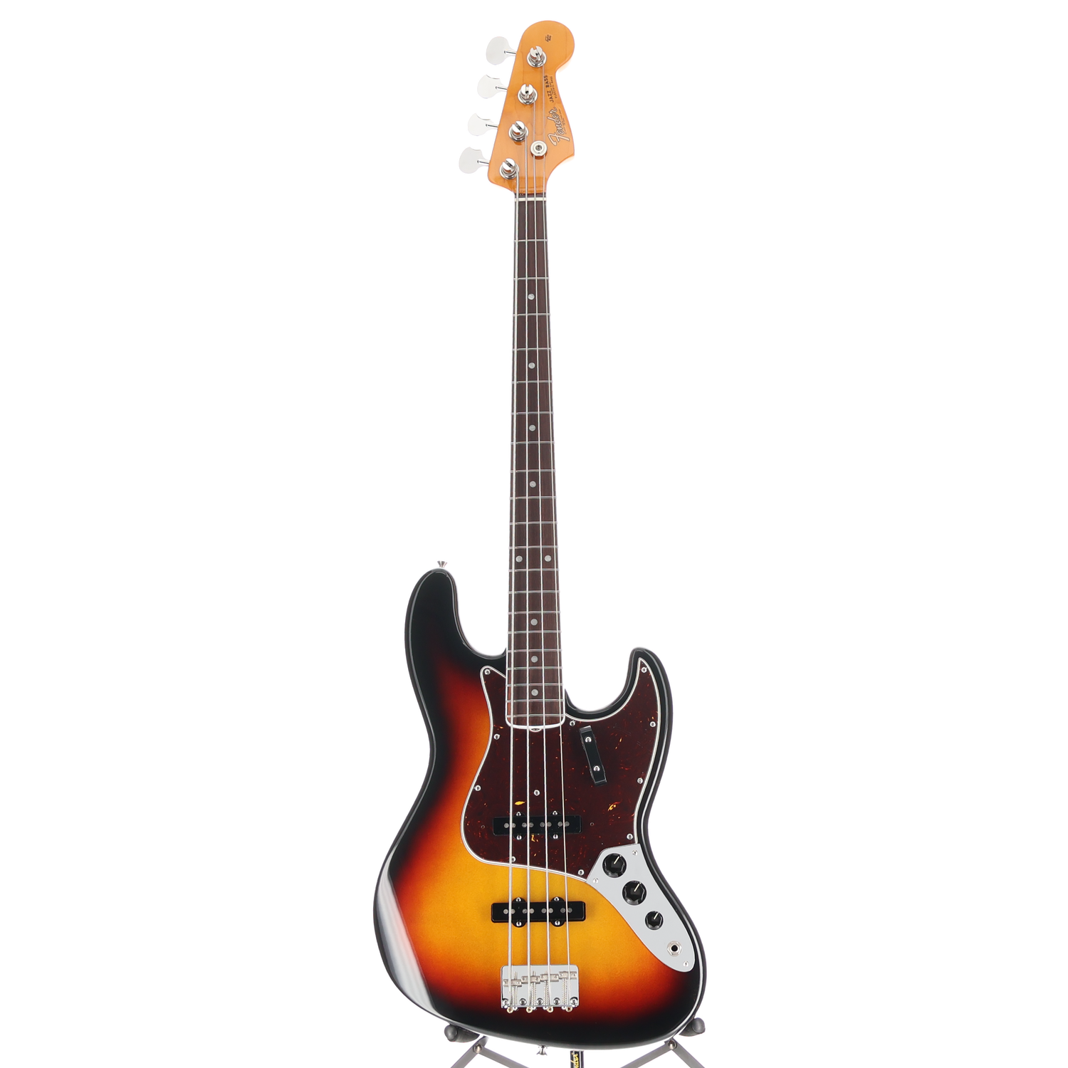 Fender American Vintage II 1966 Jazz Bass, Rosewood Fingerboard, 3-Color Sunburst (J12) (59495)
