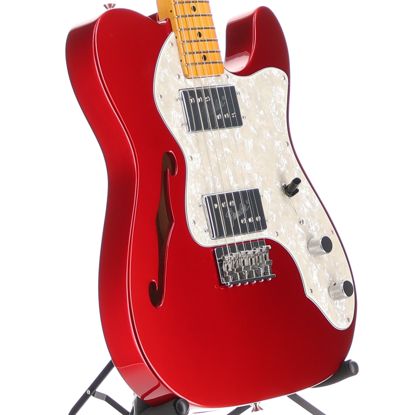 Fender American Vintage II 1972 Telecaster Thinline, Maple Fingerboard, Candy Apple Red (G2) (16853)