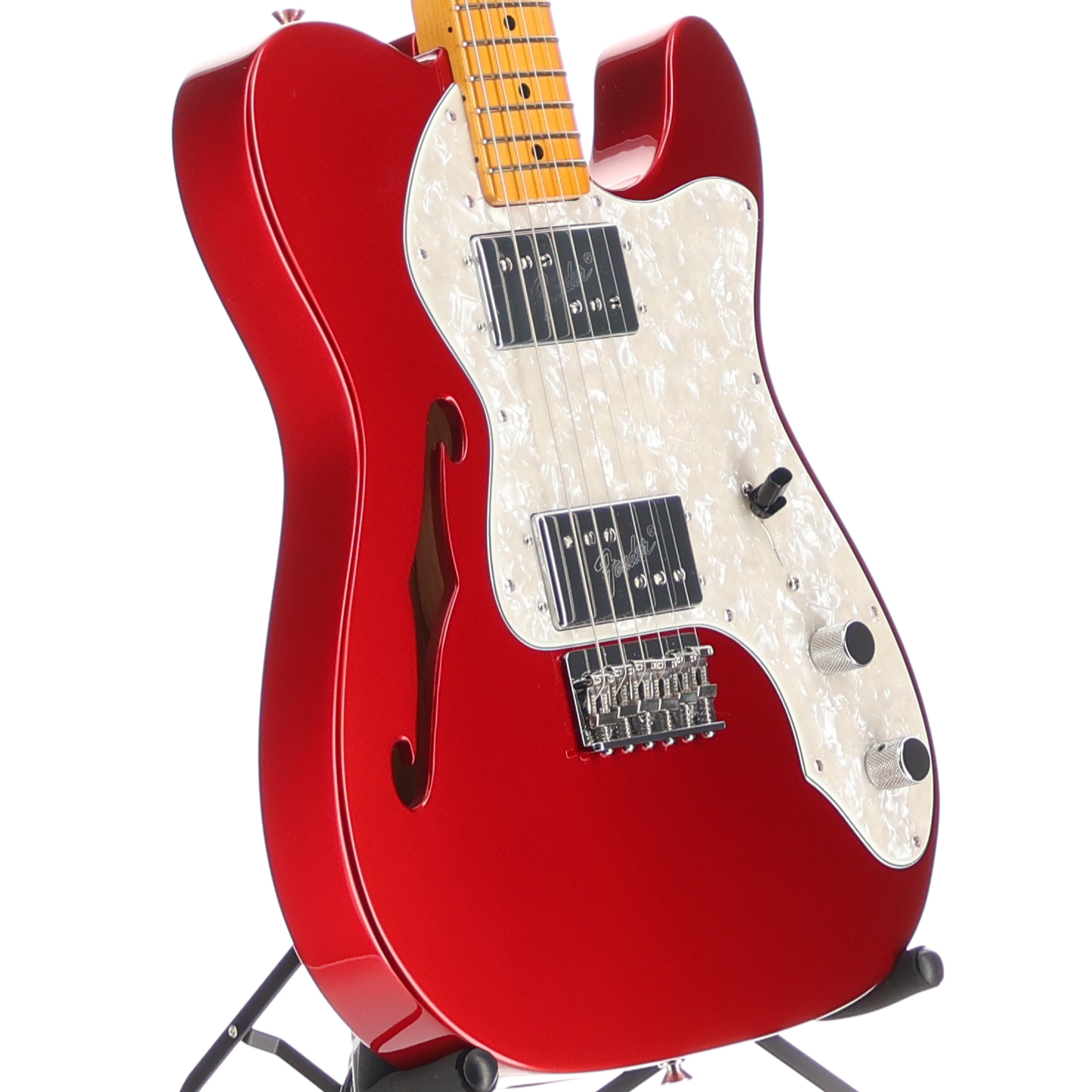 Fender American Vintage II 1972 Telecaster Thinline, Maple Fingerboard, Candy Apple Red (G2) (16853)