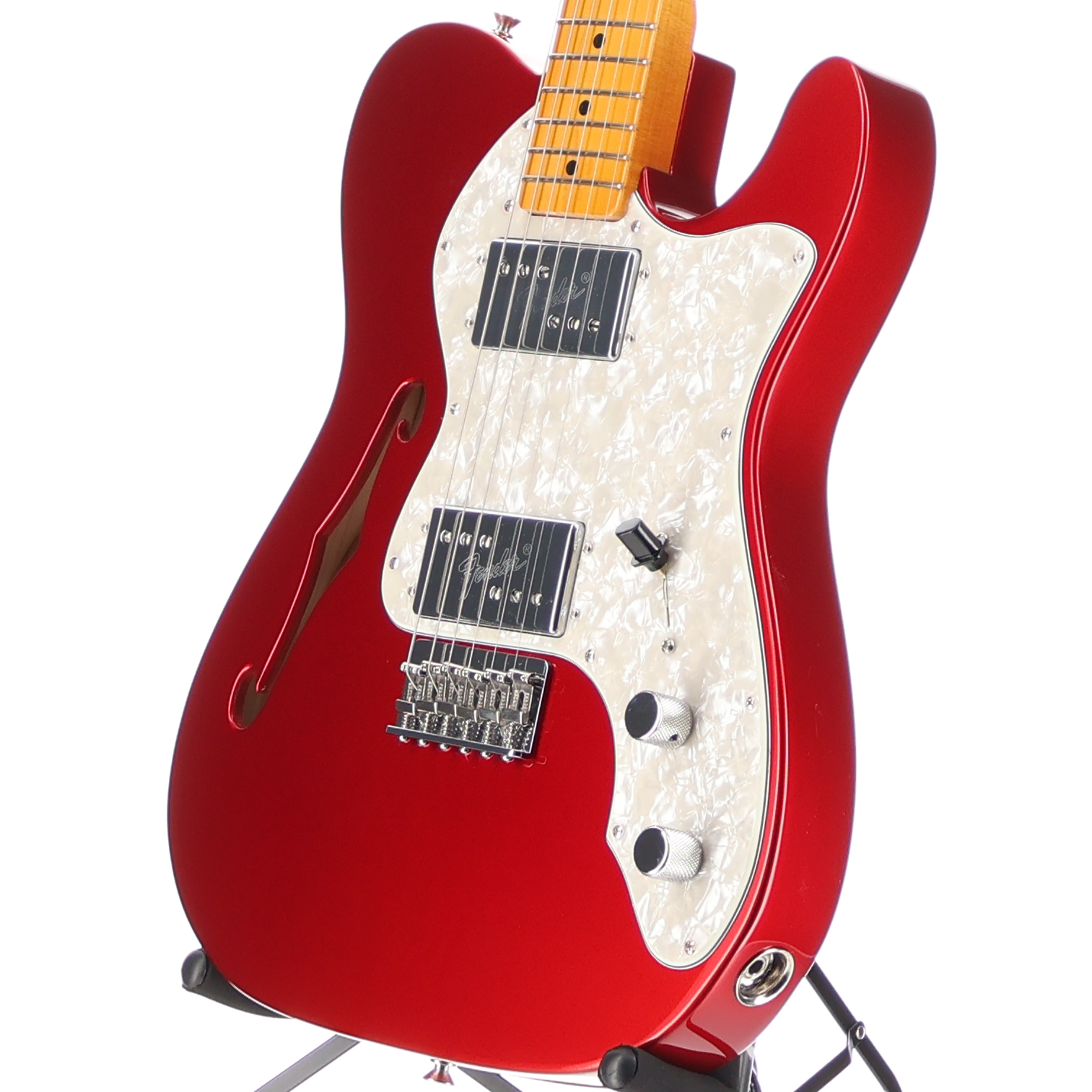 Fender American Vintage II 1972 Telecaster Thinline, Maple Fingerboard, Candy Apple Red (G2) (16853)
