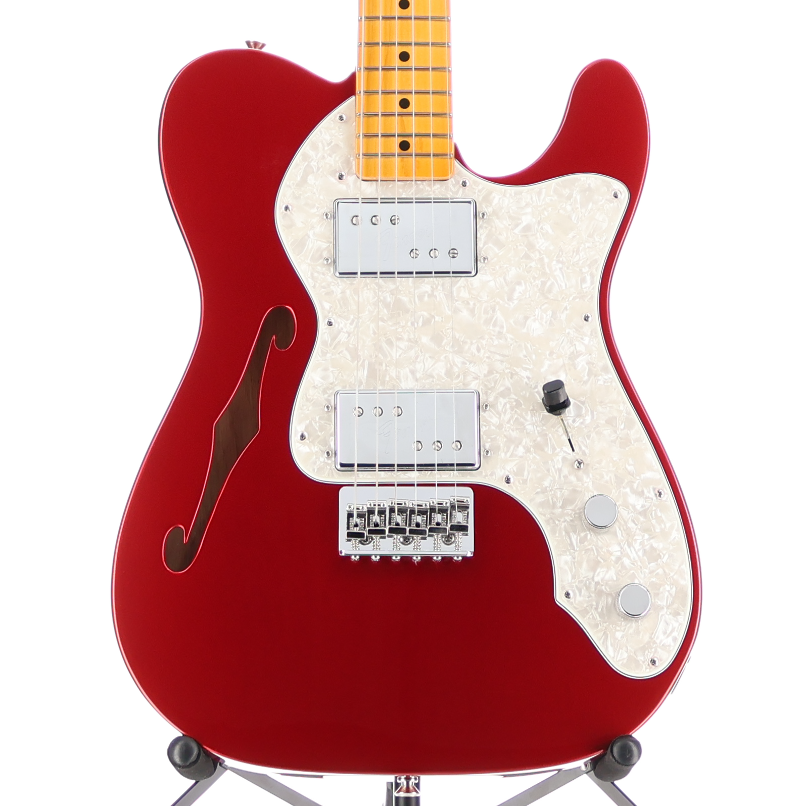Fender American Vintage II 1972 Telecaster Thinline, Maple Fingerboard, Candy Apple Red (G2) (16853)