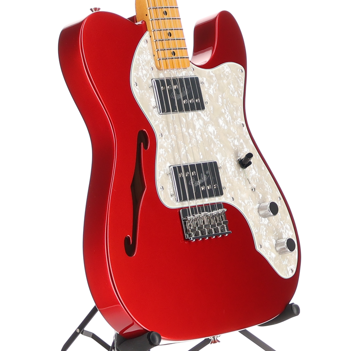 Fender American Vintage II 1972 Telecaster Thinline, Maple Fingerboard, Candy Apple Red (I4) (17696)