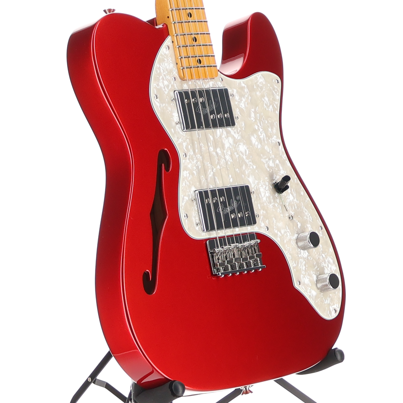 Fender American Vintage II 1972 Telecaster Thinline, Maple Fingerboard, Candy Apple Red (I4) (17696)