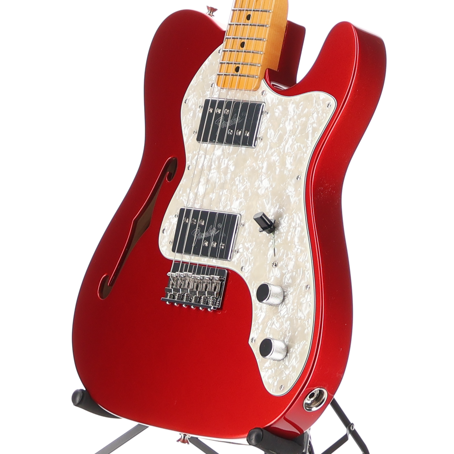 Fender American Vintage II 1972 Telecaster Thinline, Maple Fingerboard, Candy Apple Red (I4) (17696)
