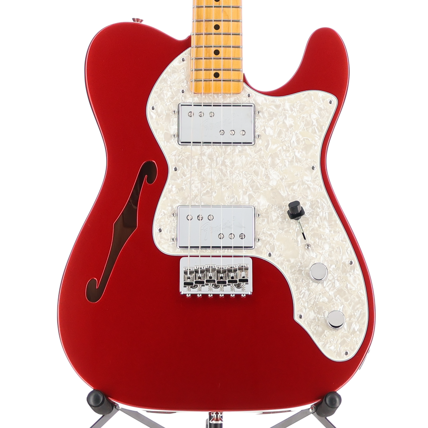 Fender American Vintage II 1972 Telecaster Thinline, Maple Fingerboard, Candy Apple Red (I4) (17696)