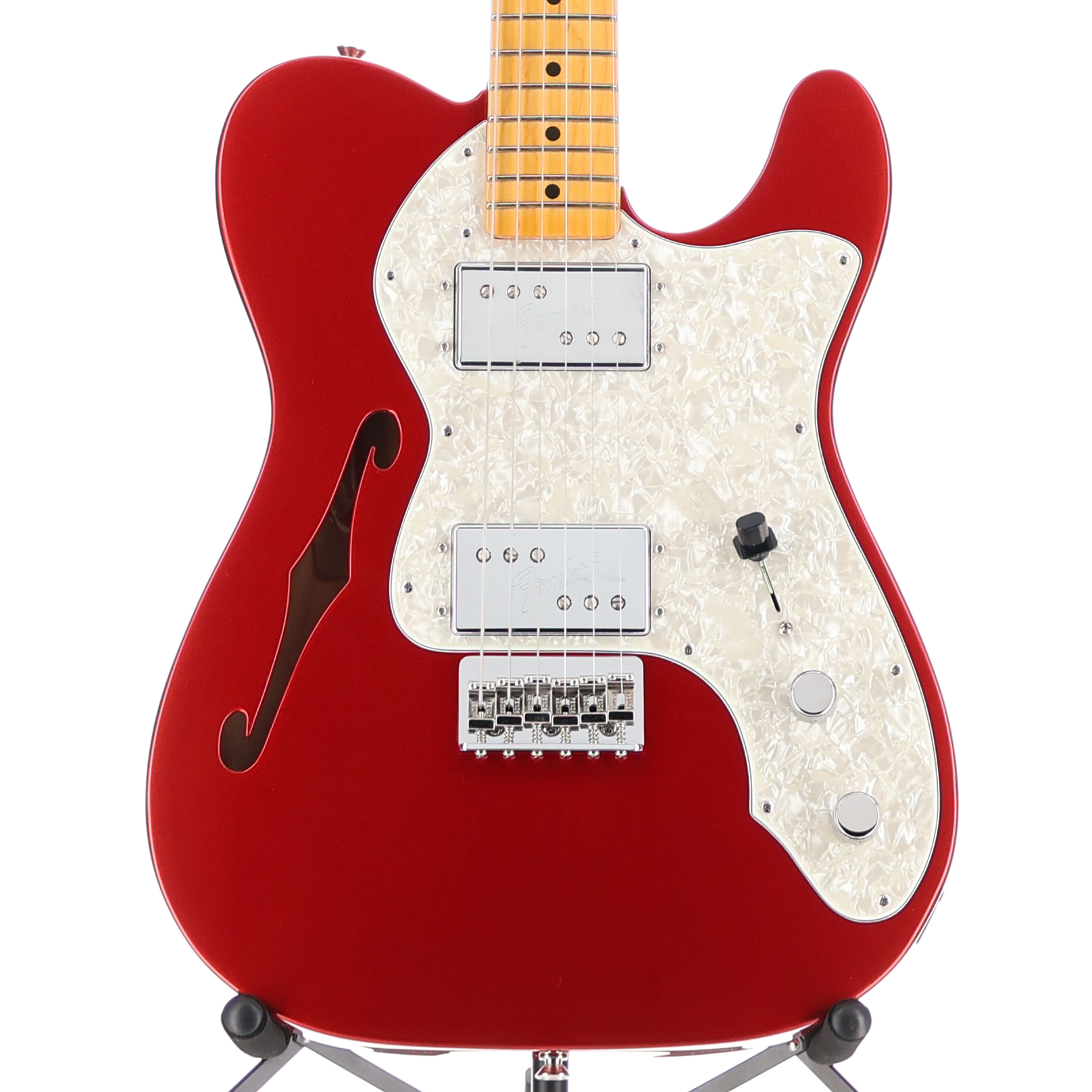 Fender American Vintage II 1972 Telecaster Thinline, Maple Fingerboard, Candy Apple Red (I4) (17696)