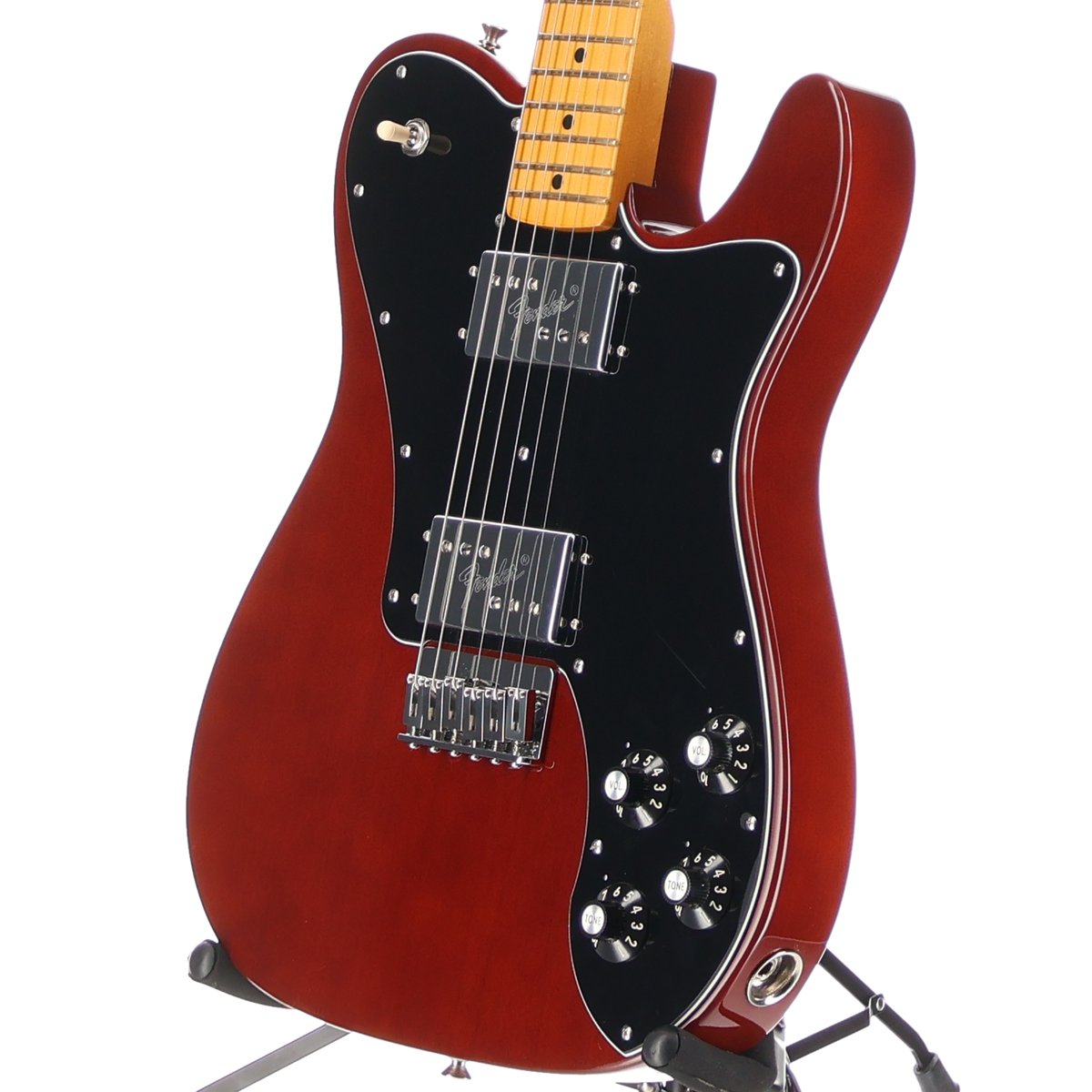 Fender American Vintage II 1975 Telecaster Deluxe, Maple Fingerboard, Mocha (P) (16752)