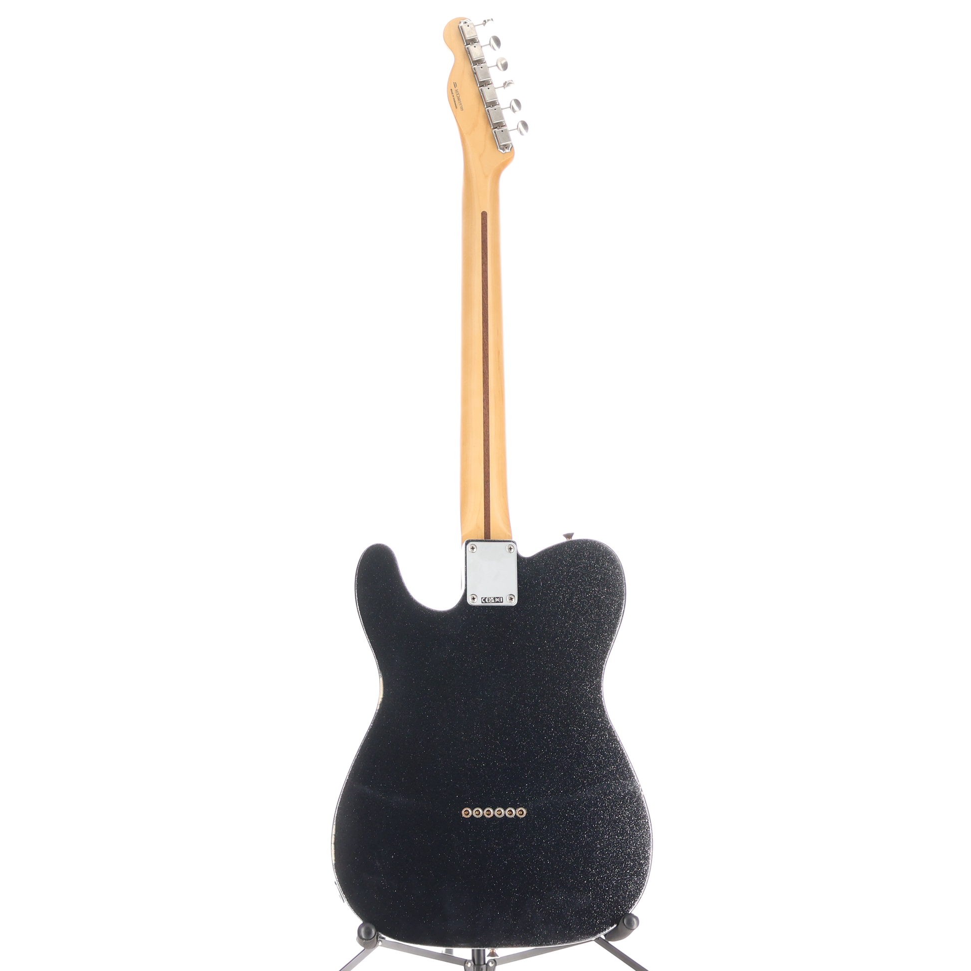 Fender Brad Paisley Road Worn Telecaster, Maple Fingerboard, Black Sparkle (M8) (59709)