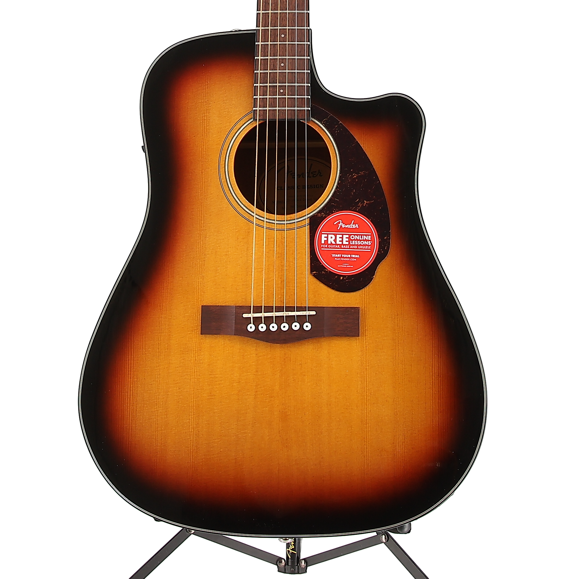 Fender CD-140SCE Dreadnought, Walnut Fingerboard, Sunburst (EA6) (62892)