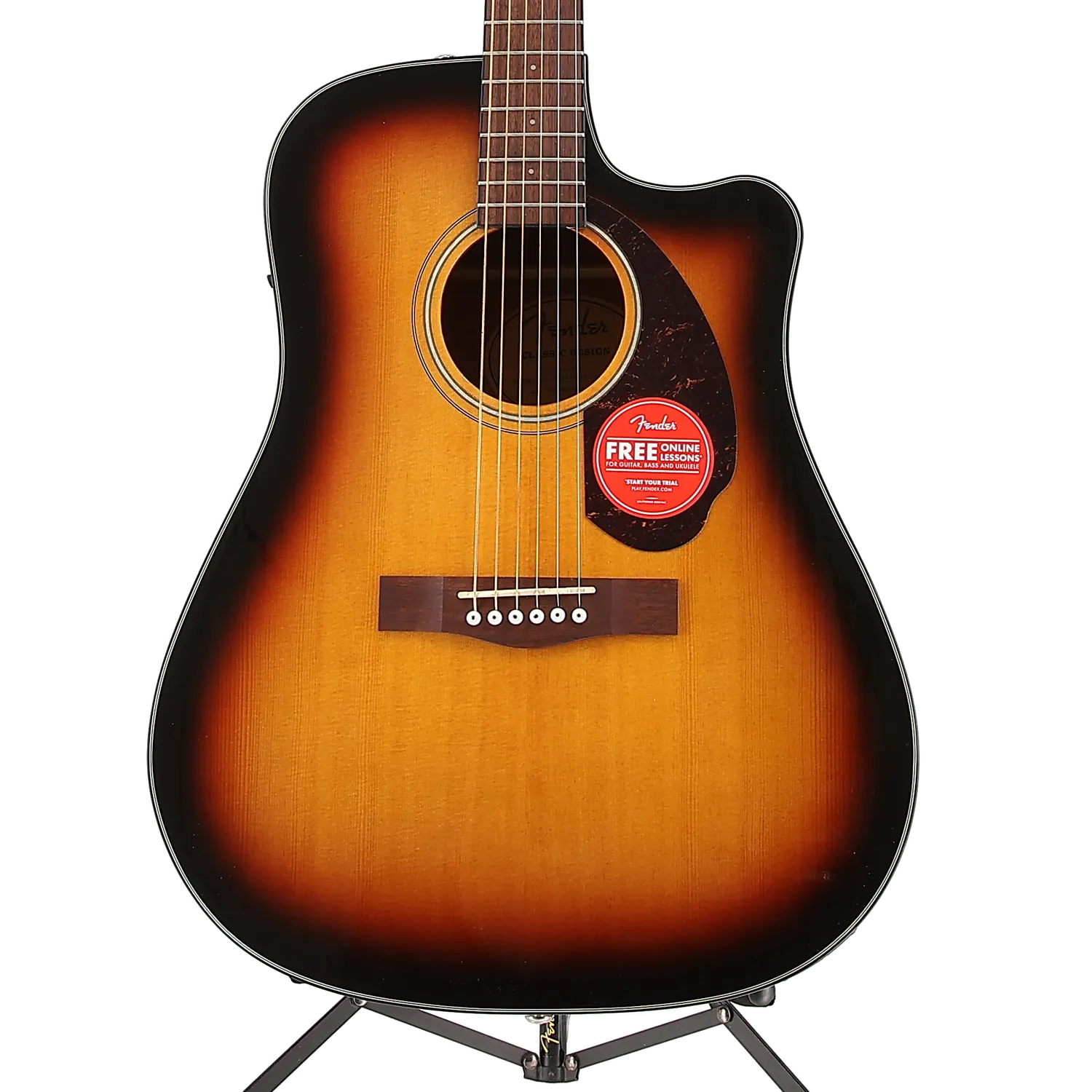 Fender CD-140SCE Dreadnought, Walnut Fingerboard, Sunburst (EA6) (62892)