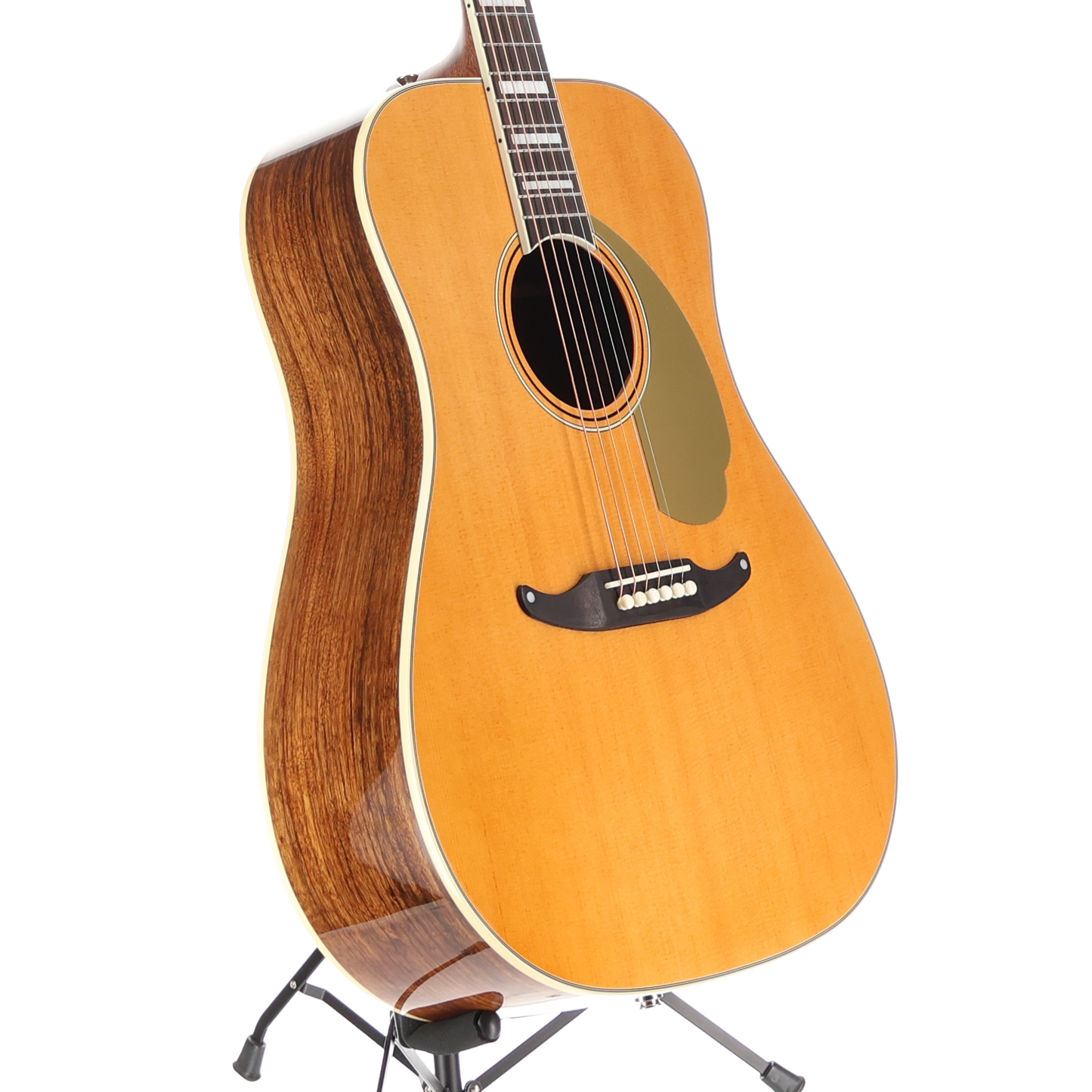 Fender California Vintage King Acoustic Electric Guitar WC/ Gold Pick guard Aged Natural (P) (03637)