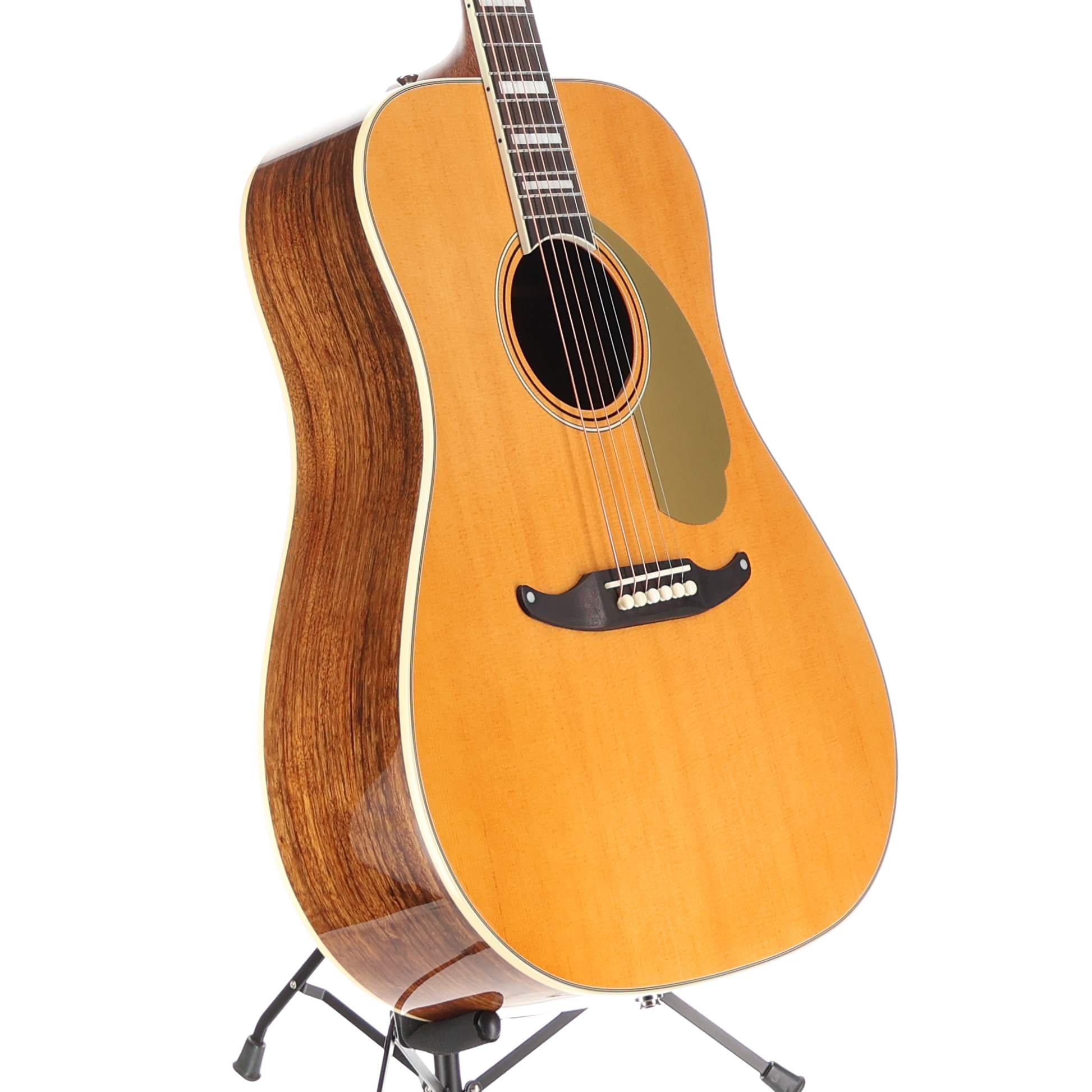 Fender California Vintage King Acoustic Electric Guitar WC/ Gold Pick guard Aged Natural (P) (03637)